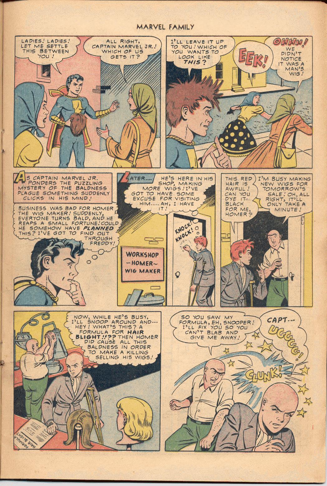 Read online The Marvel Family comic -  Issue #51 - 22
