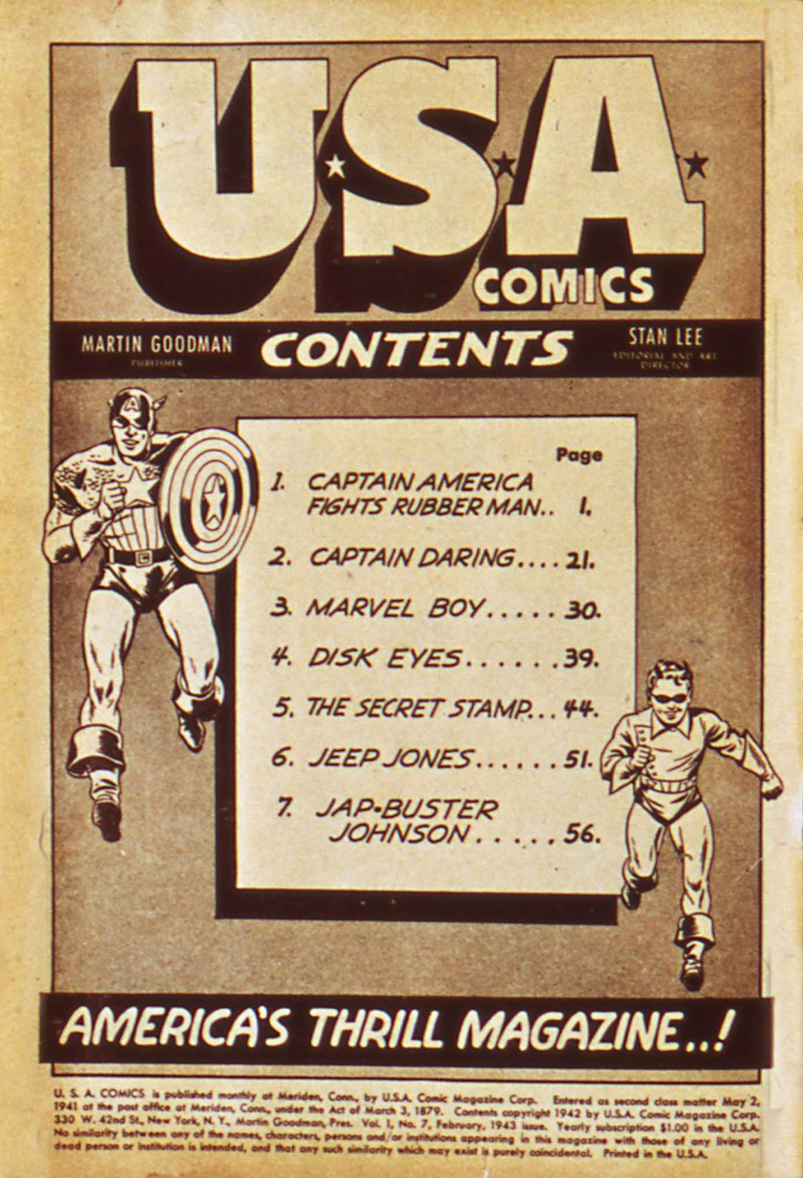 Read online USA Comics comic -  Issue #7 - 2