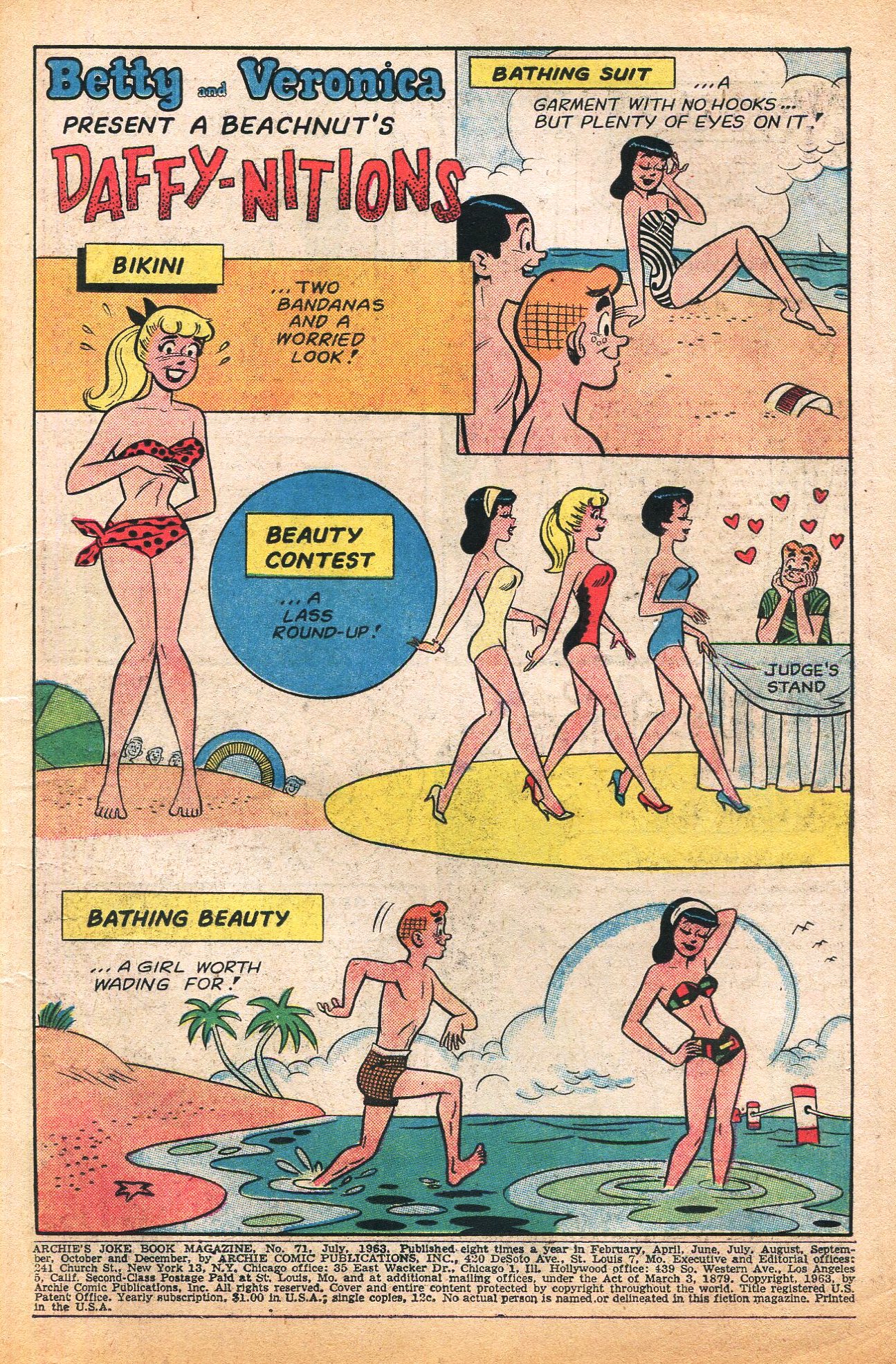 Read online Archie's Joke Book Magazine comic -  Issue #71 - 3