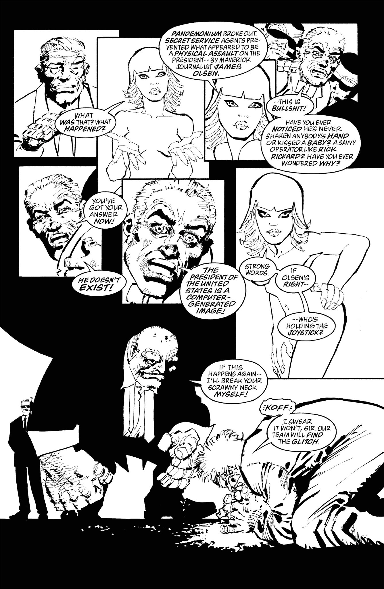 Read online Batman Noir: The Dark Knight Strikes Again comic -  Issue # TPB (Part 1) - 38