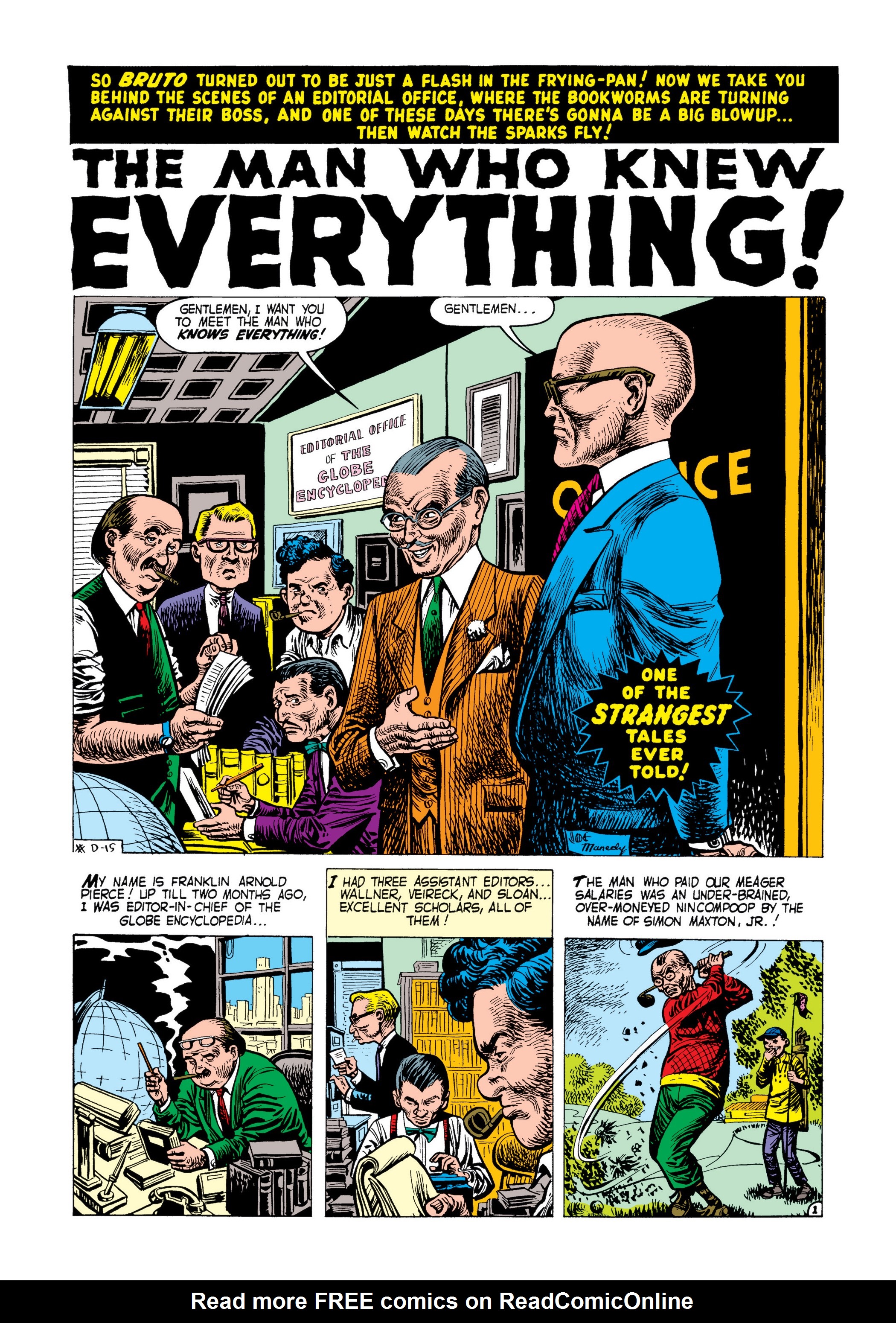 Read online Marvel Masterworks: Atlas Era Strange Tales comic -  Issue # TPB 3 (Part 1) - 71