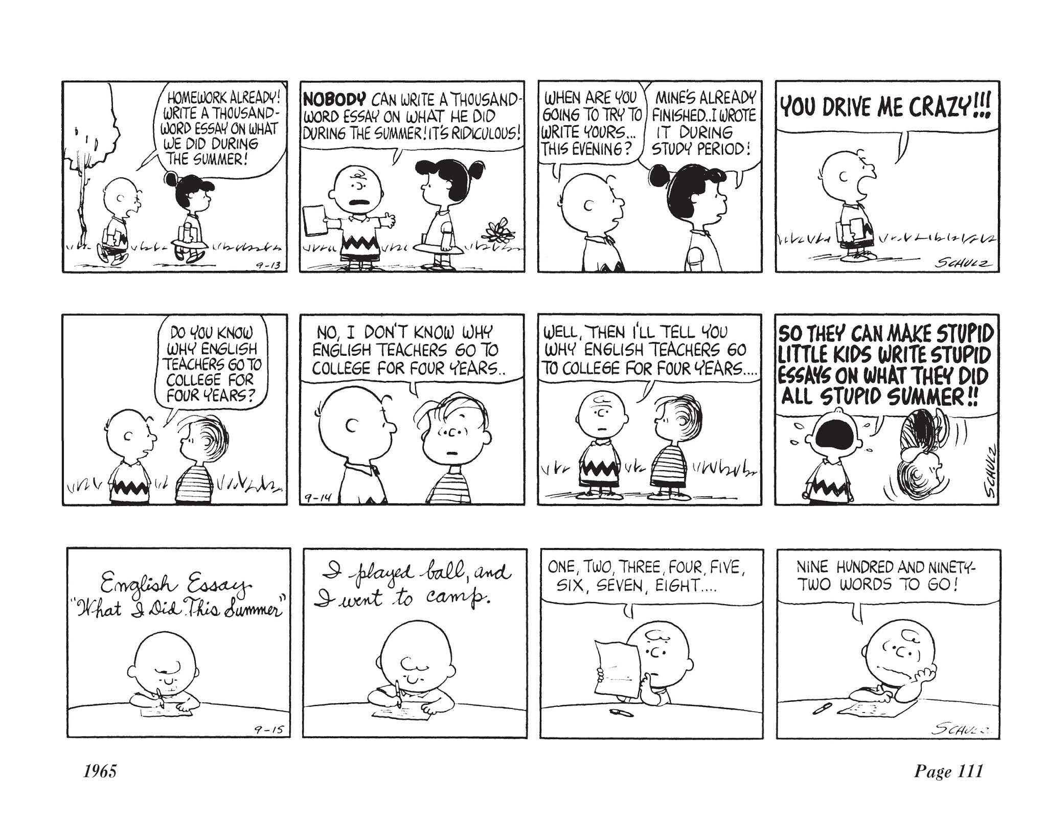 Read online The Complete Peanuts comic -  Issue # TPB 8 - 123