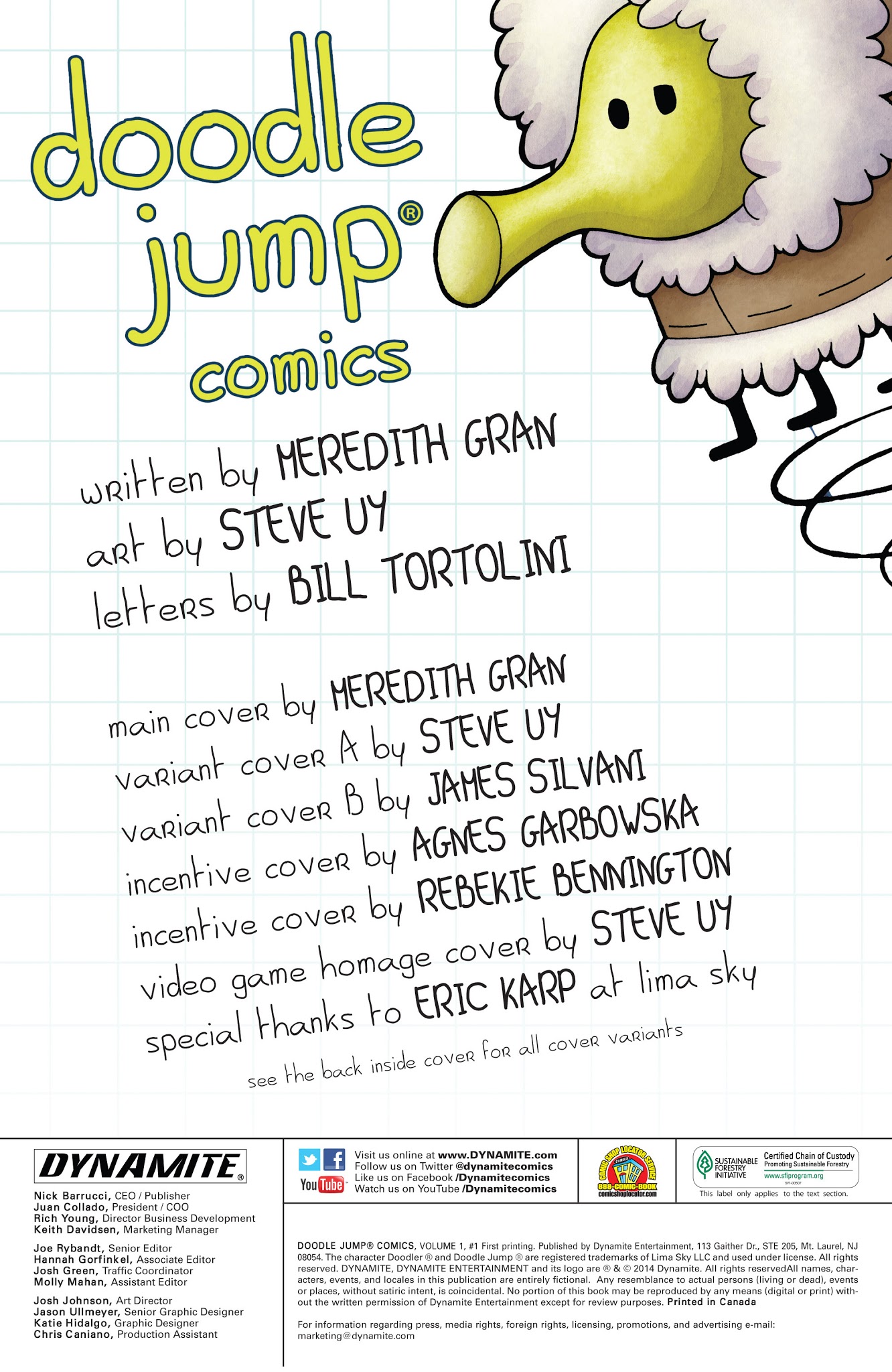 Read online Doodle Jump Comics comic -  Issue #1 - 3
