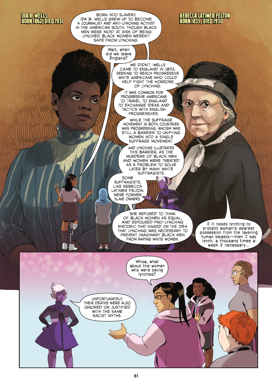 Amazons, Abolitionists, and Activists: A Graphic History of Women's Fight for Their Rights issue TPB (Part 1) - Page 79