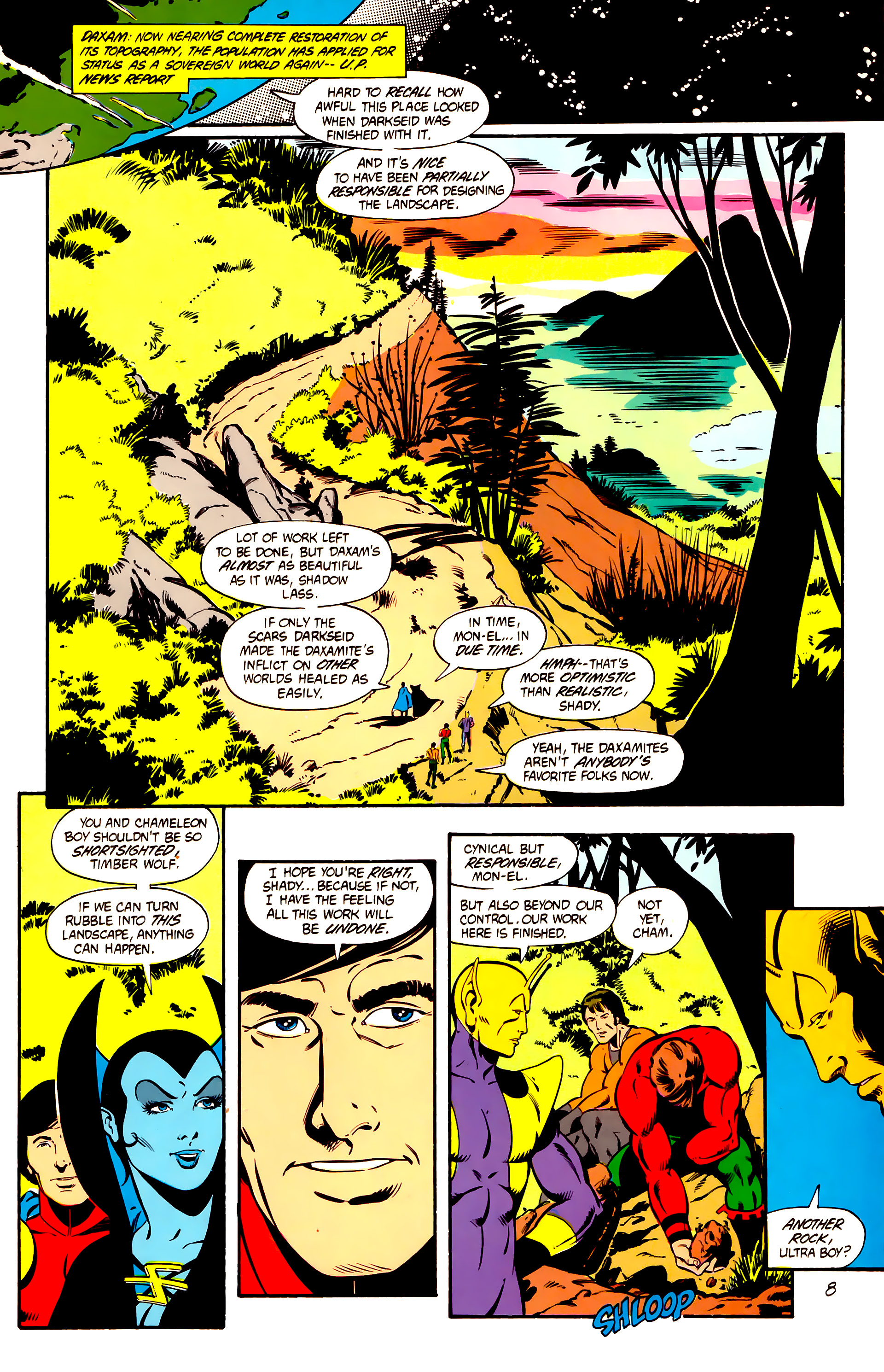 Read online Legion of Super-Heroes (1984) comic -  Issue #1 - 10