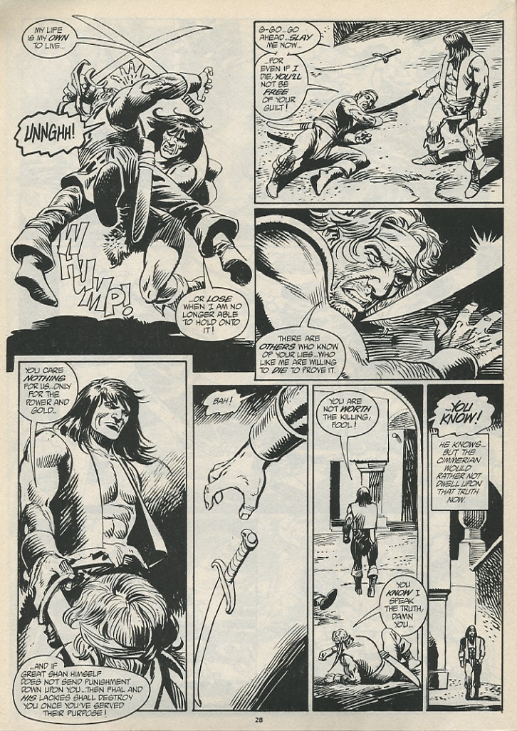 Read online The Savage Sword Of Conan comic -  Issue #181 - 30