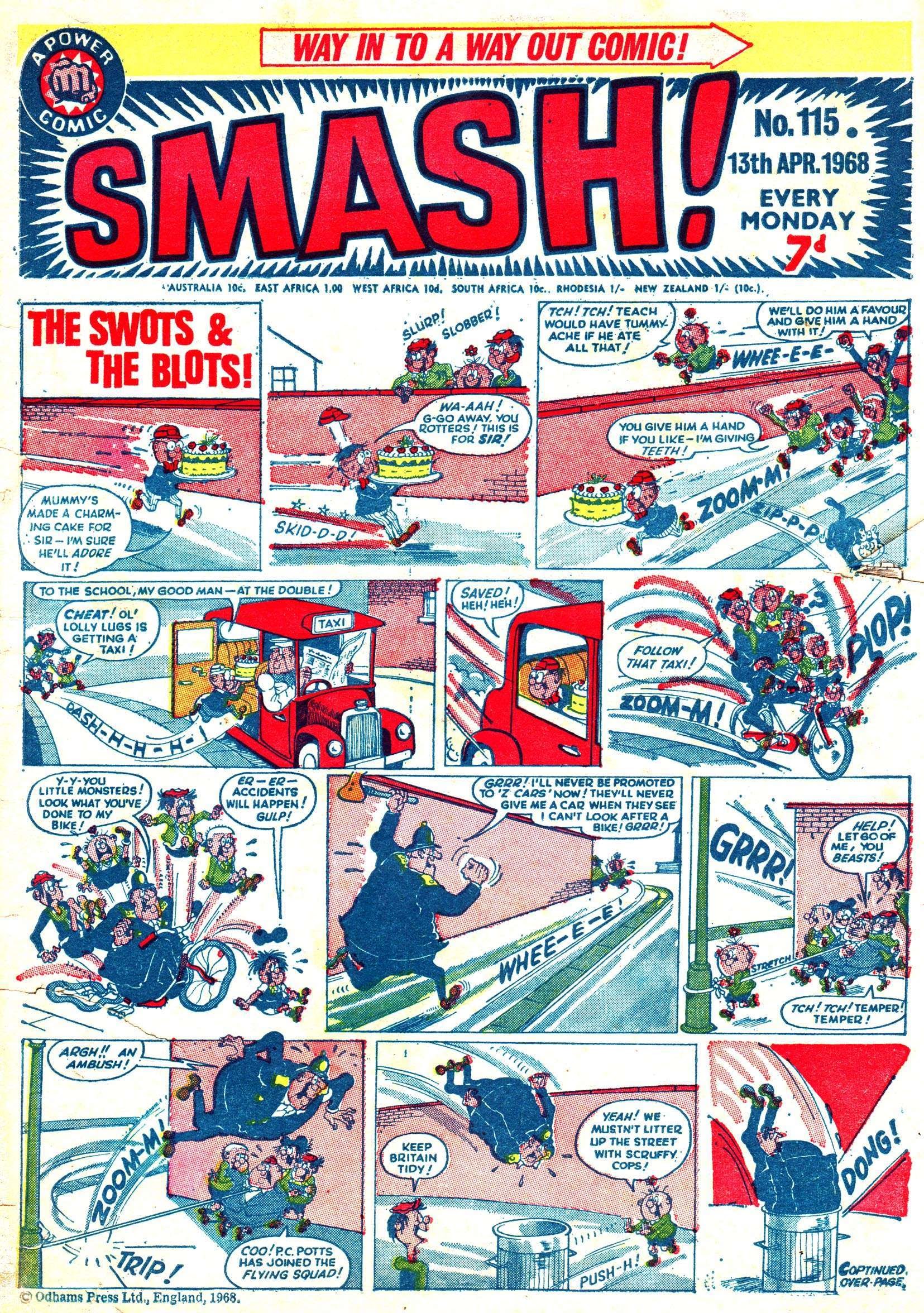 Read online Smash! (1966) comic -  Issue #115 - 1