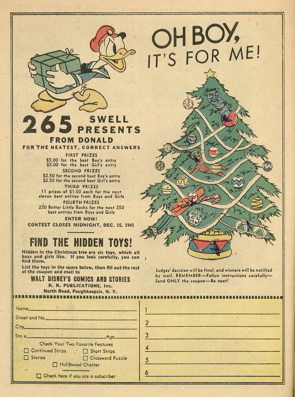 Read online Walt Disney's Comics and Stories comic -  Issue #15 - 64