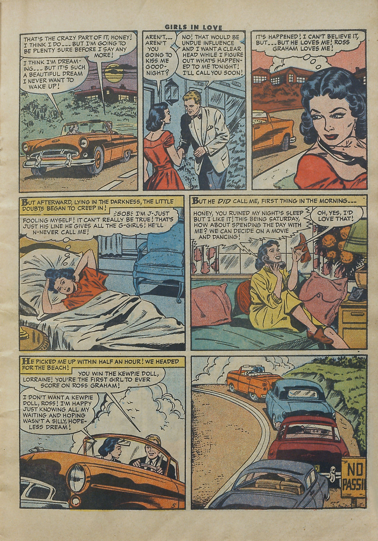 Read online Girls in Love (1955) comic -  Issue #53 - 7