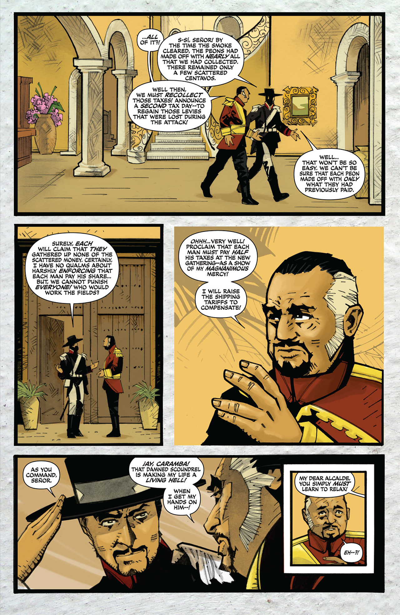 Read online Zorro Rides Again comic -  Issue #8 - 17