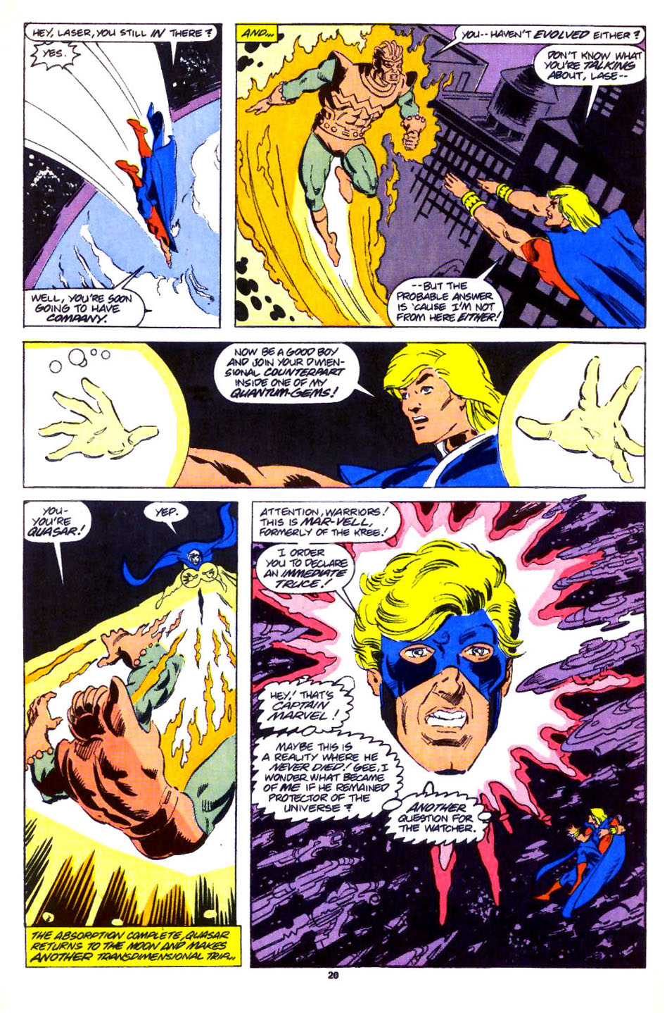 Read online Quasar comic -  Issue #30 - 16