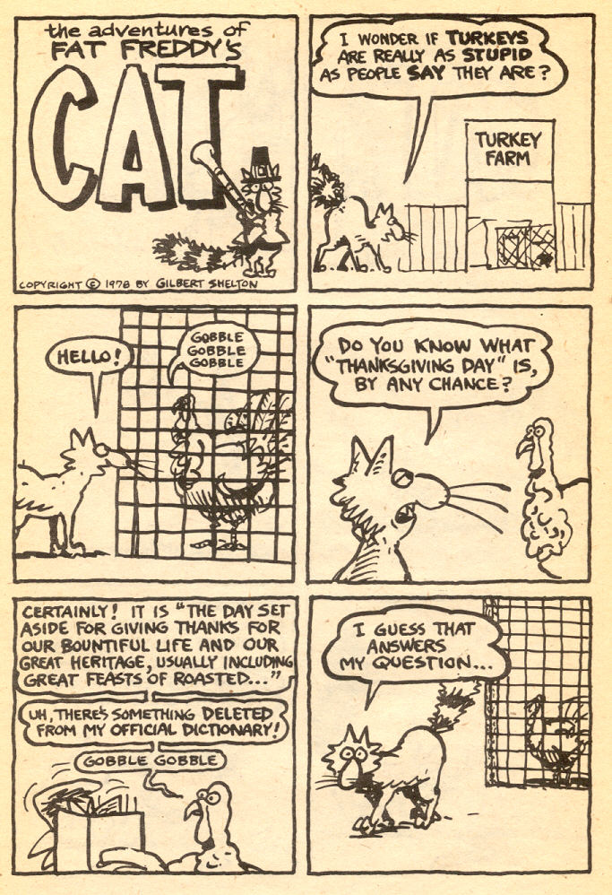 Read online Adventures of Fat Freddy's Cat comic -  Issue #5 - 20