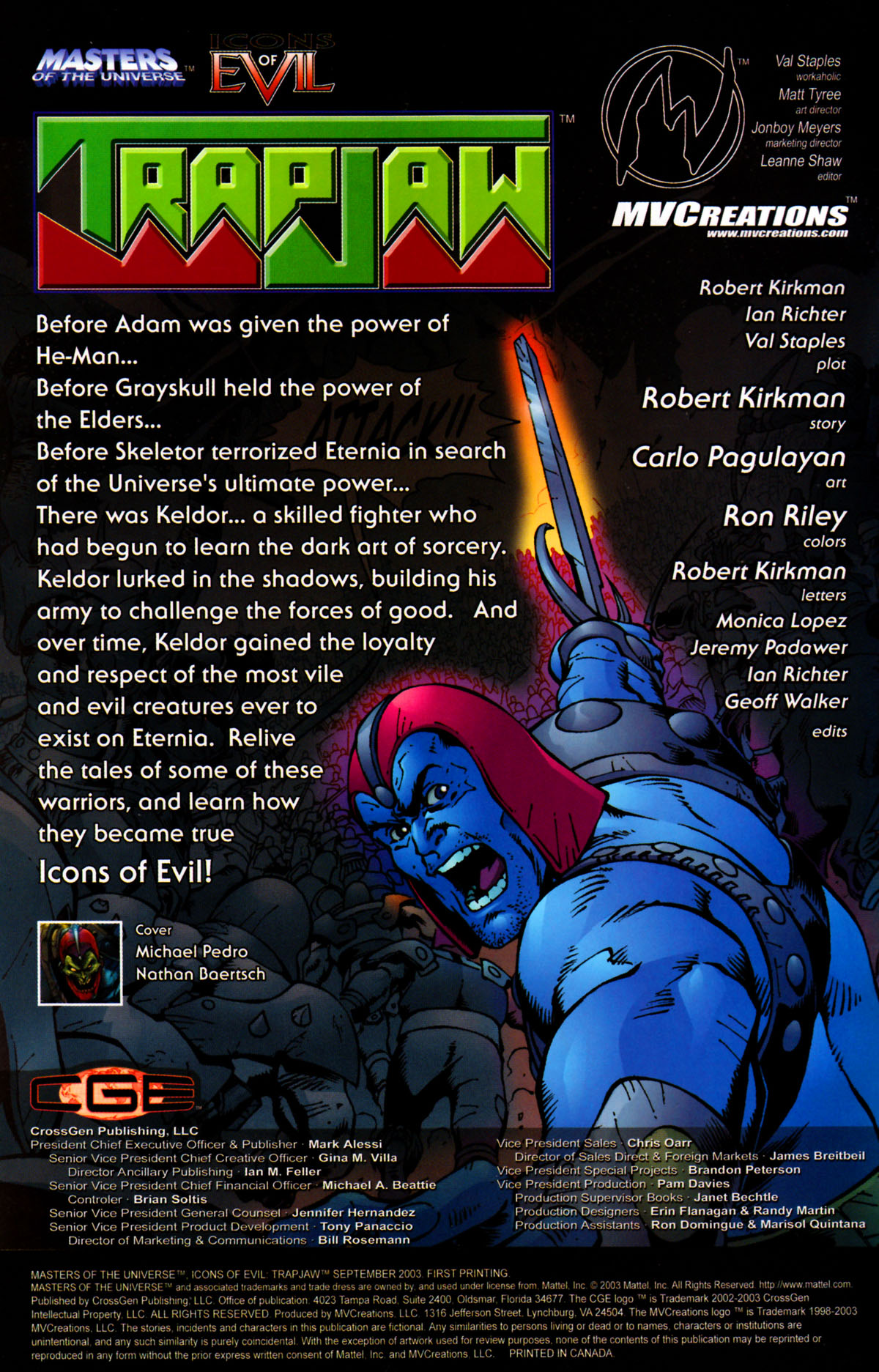 Read online Masters of the Universe: Icons of Evil comic -  Issue # Trapjaw - 2
