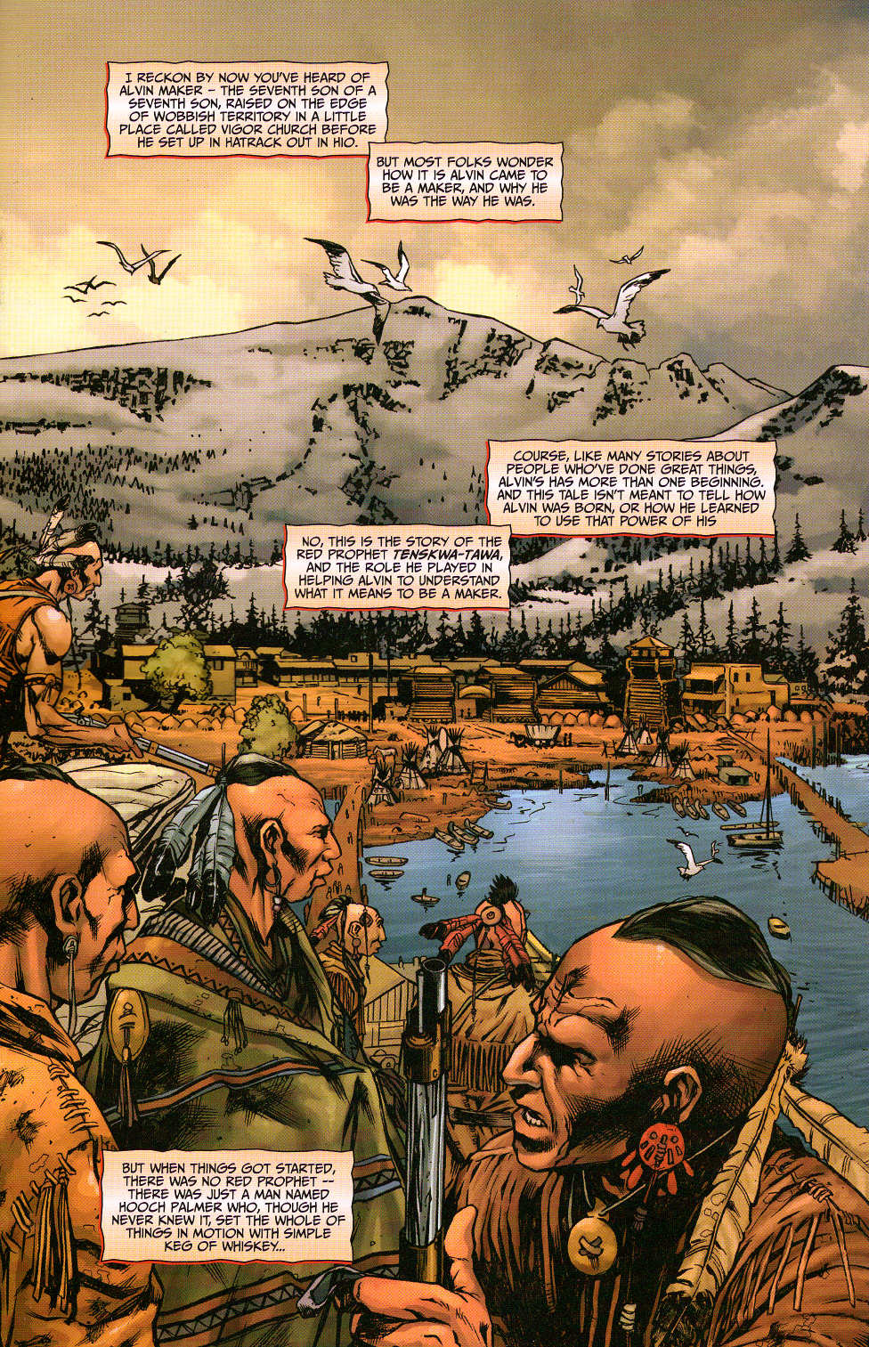 Read online Red Prophet: The Tales of Alvin Maker comic -  Issue #1 - 4