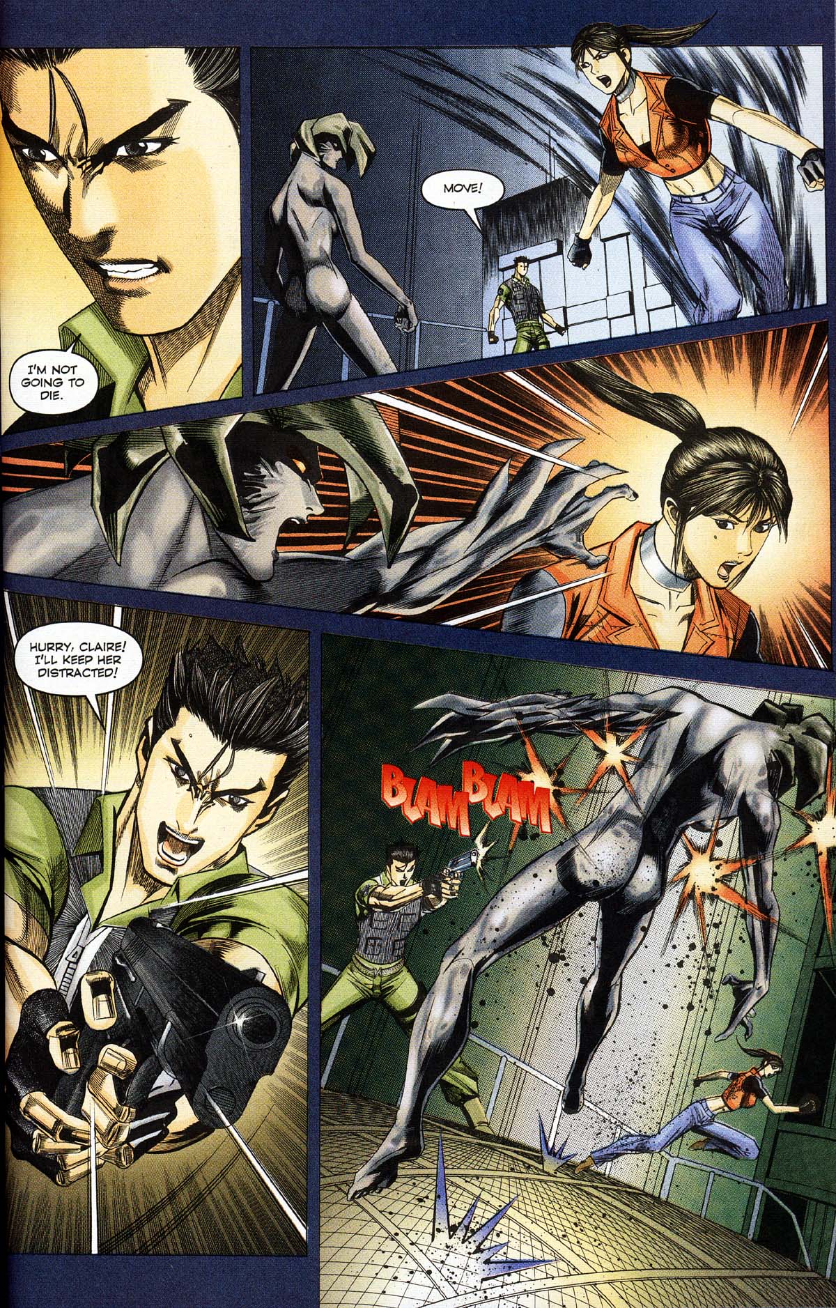 Read online Resident Evil Code: Veronica comic -  Issue #4 - 123