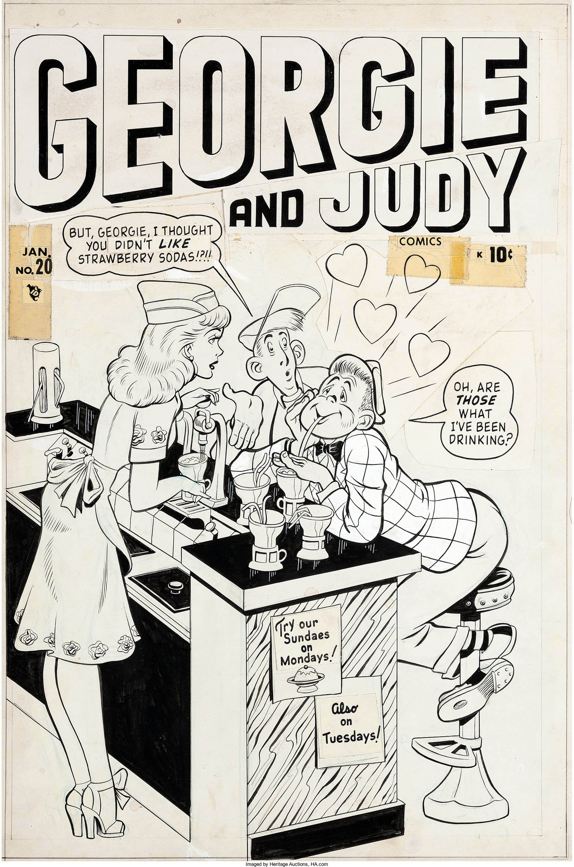 Read online Georgie And Judy Comics comic -  Issue #20 - 2