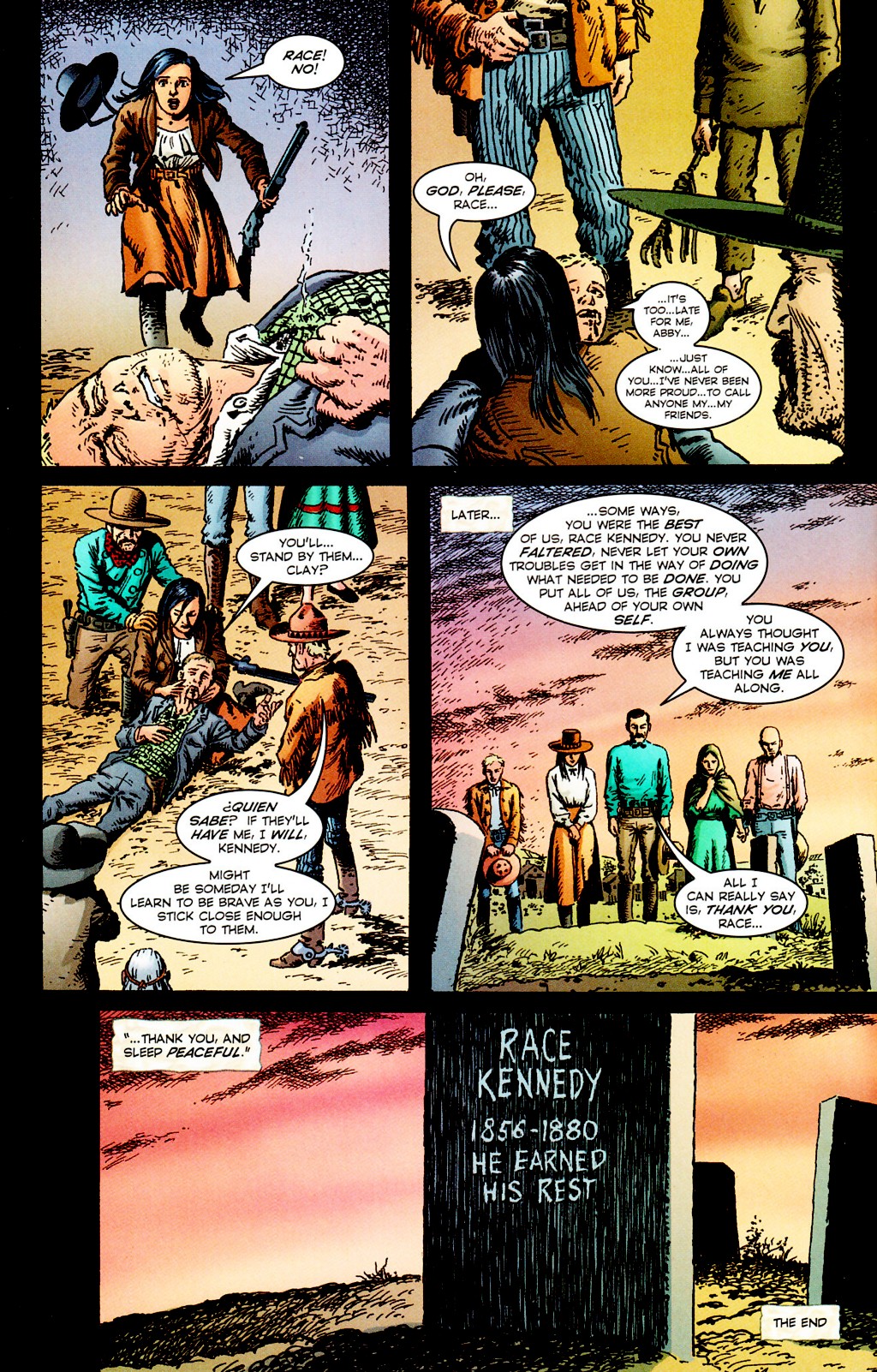 Read online Desperadoes: Quiet Of The Grave comic -  Issue #5 - 23