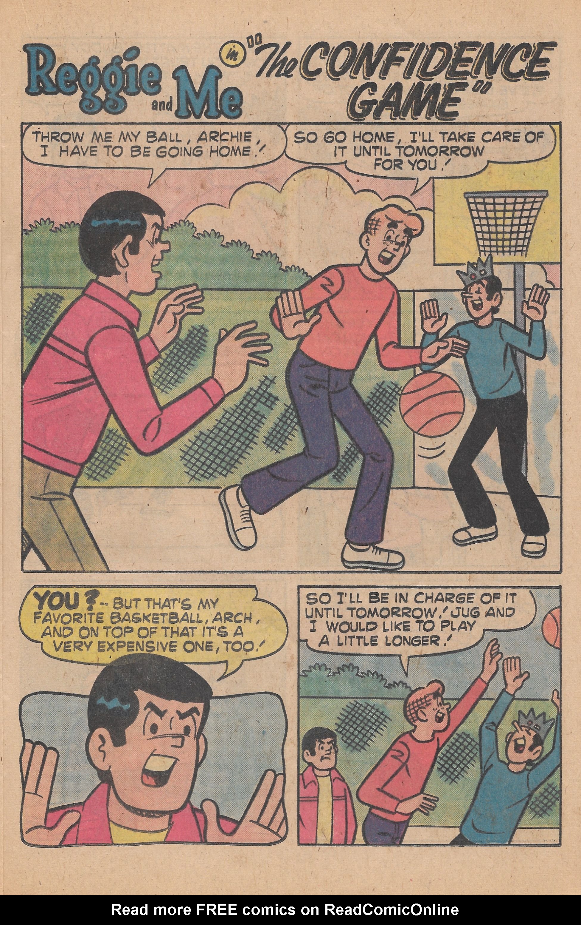 Read online Reggie and Me (1966) comic -  Issue #105 - 21