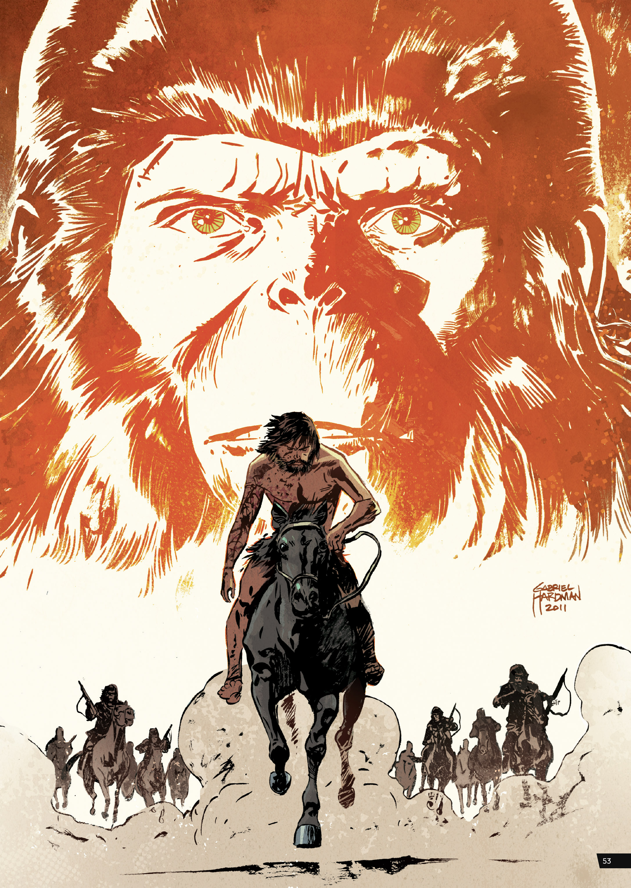 Read online Planet of the Apes Artist Tribute comic -  Issue # TPB - 53