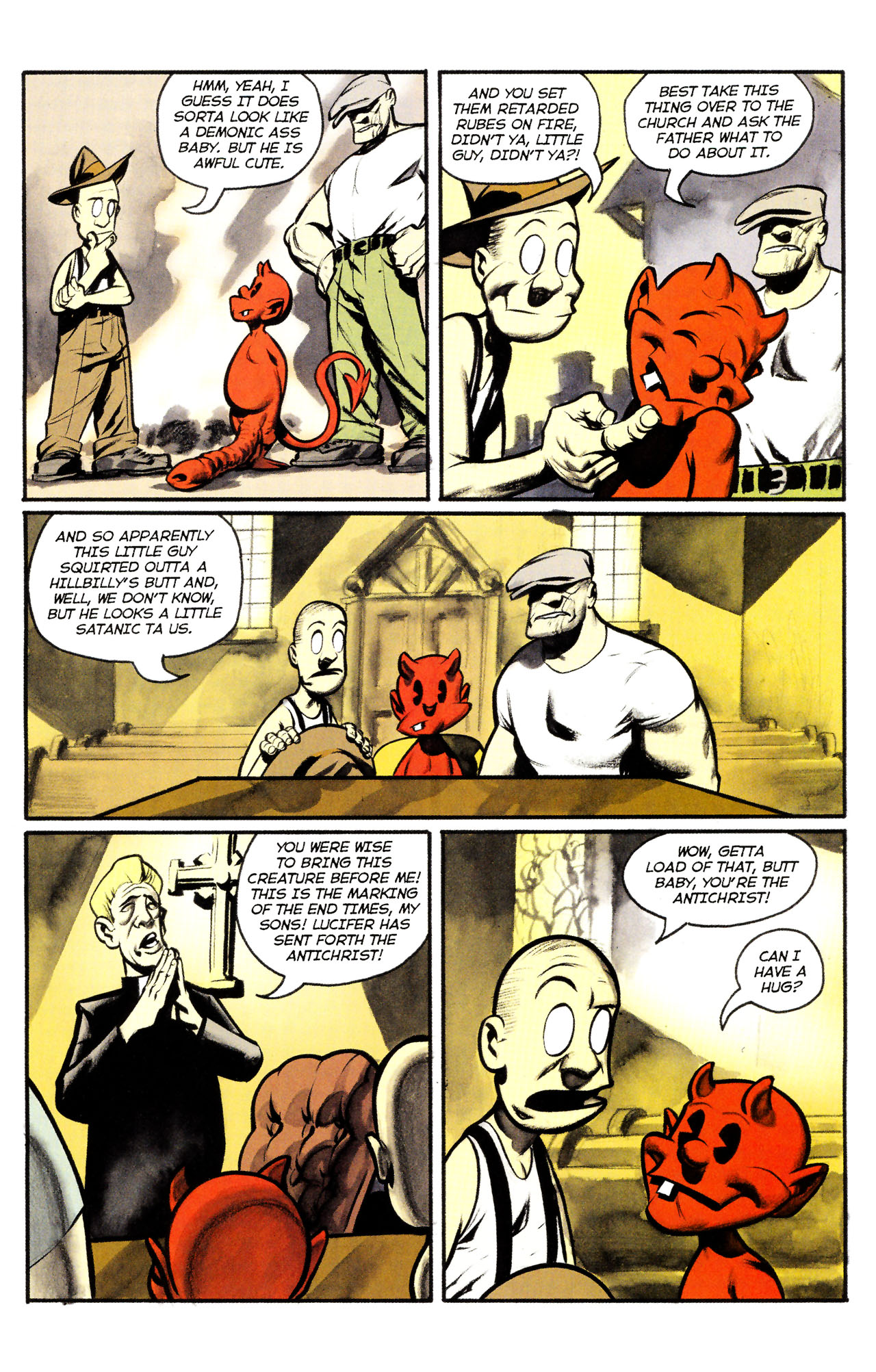 Read online Satan's Sodomy Baby comic -  Issue # Full - 11