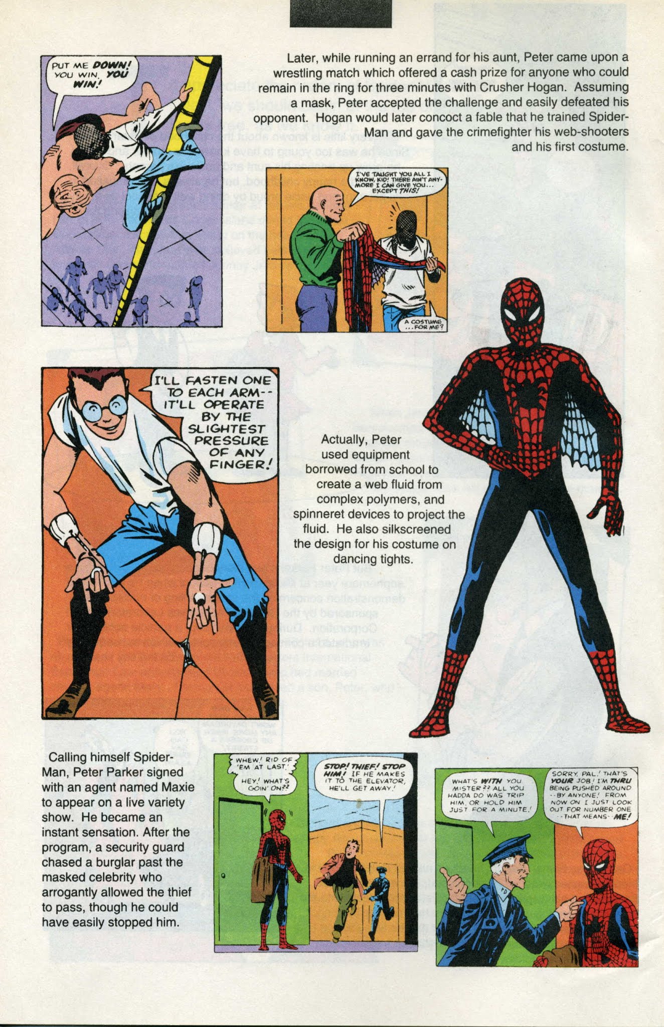 Read online Spider-Man Saga (1991) comic -  Issue #1 - 8