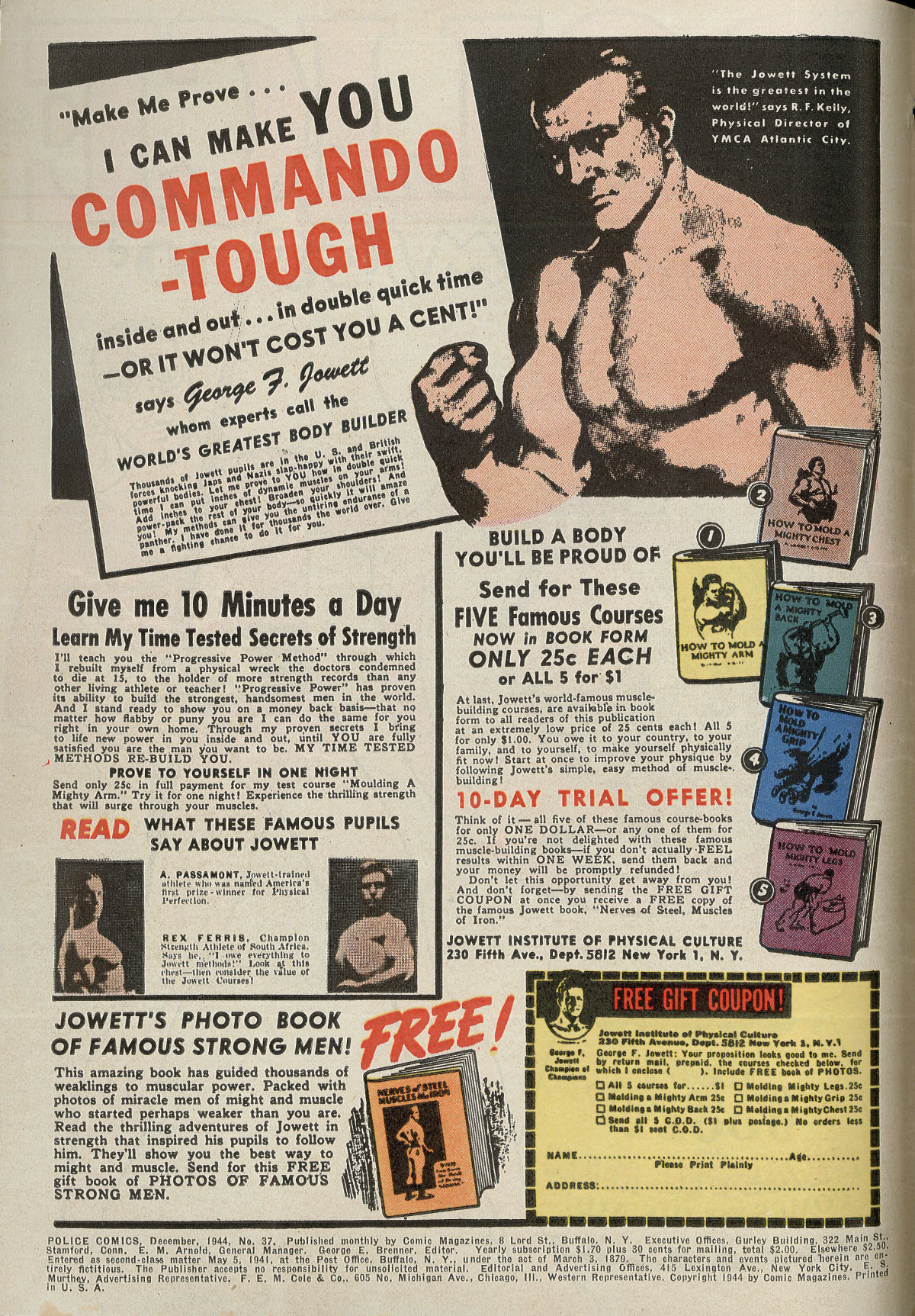 Read online Police Comics comic -  Issue #37 - 2