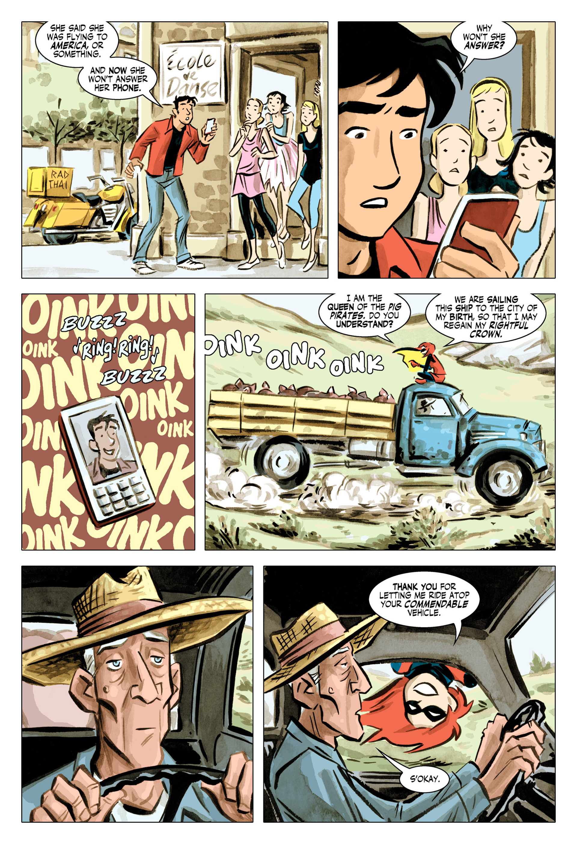 Read online Bandette (2012) comic -  Issue #8 - 7