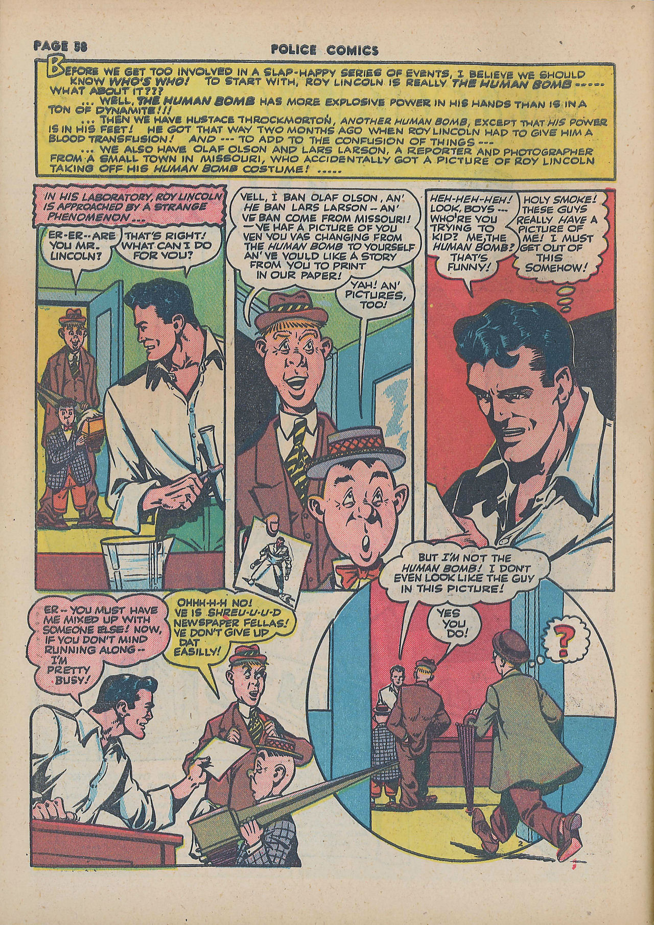 Read online Police Comics comic -  Issue #17 - 60