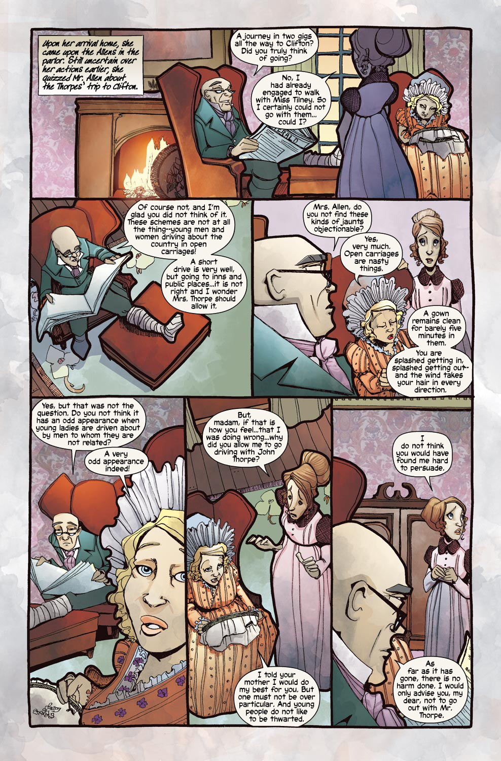 Read online Northanger Abbey comic -  Issue #3 - 10