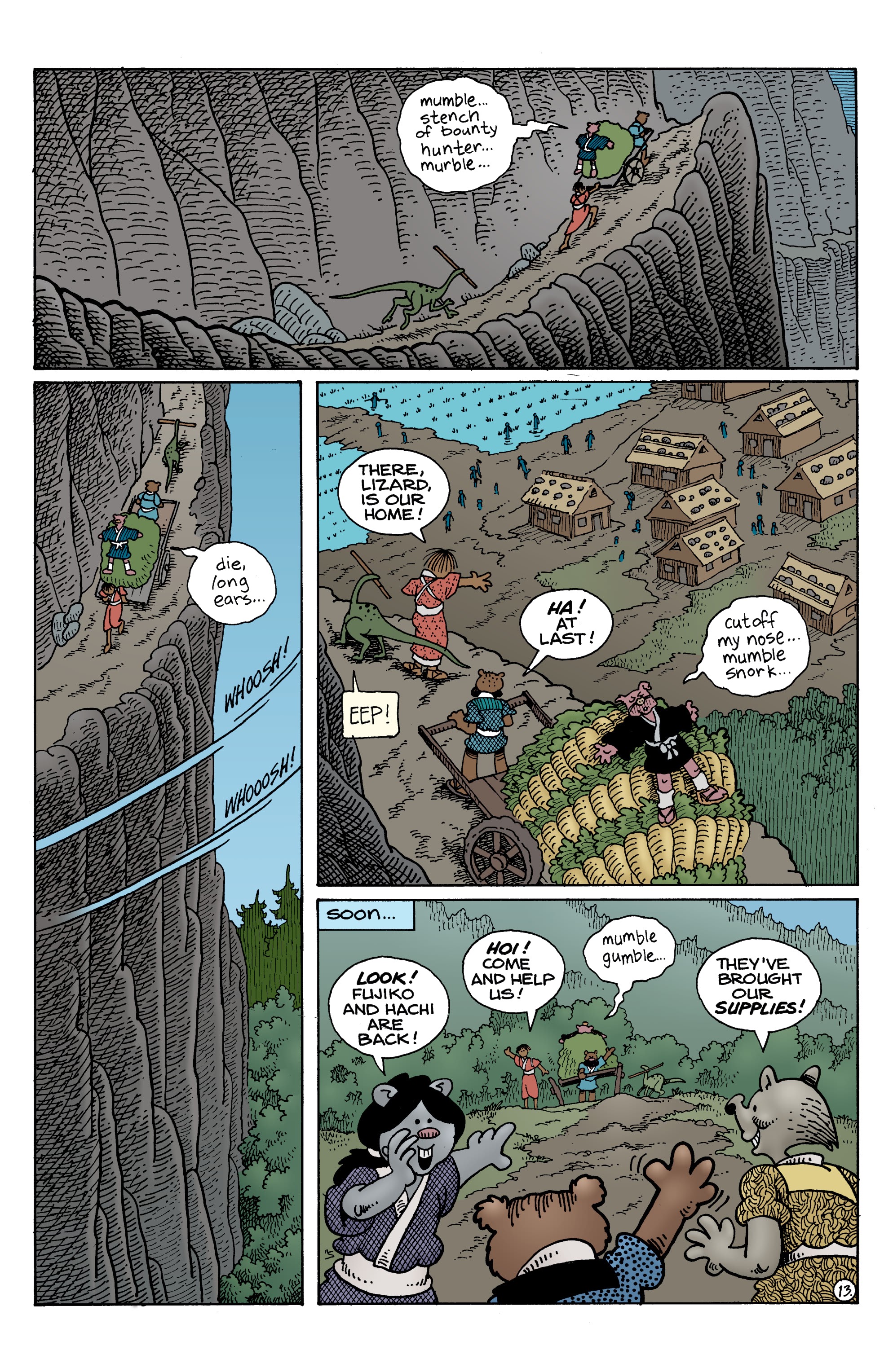 Read online Usagi Yojimbo: The Dragon Bellow Conspiracy comic -  Issue #6 - 15