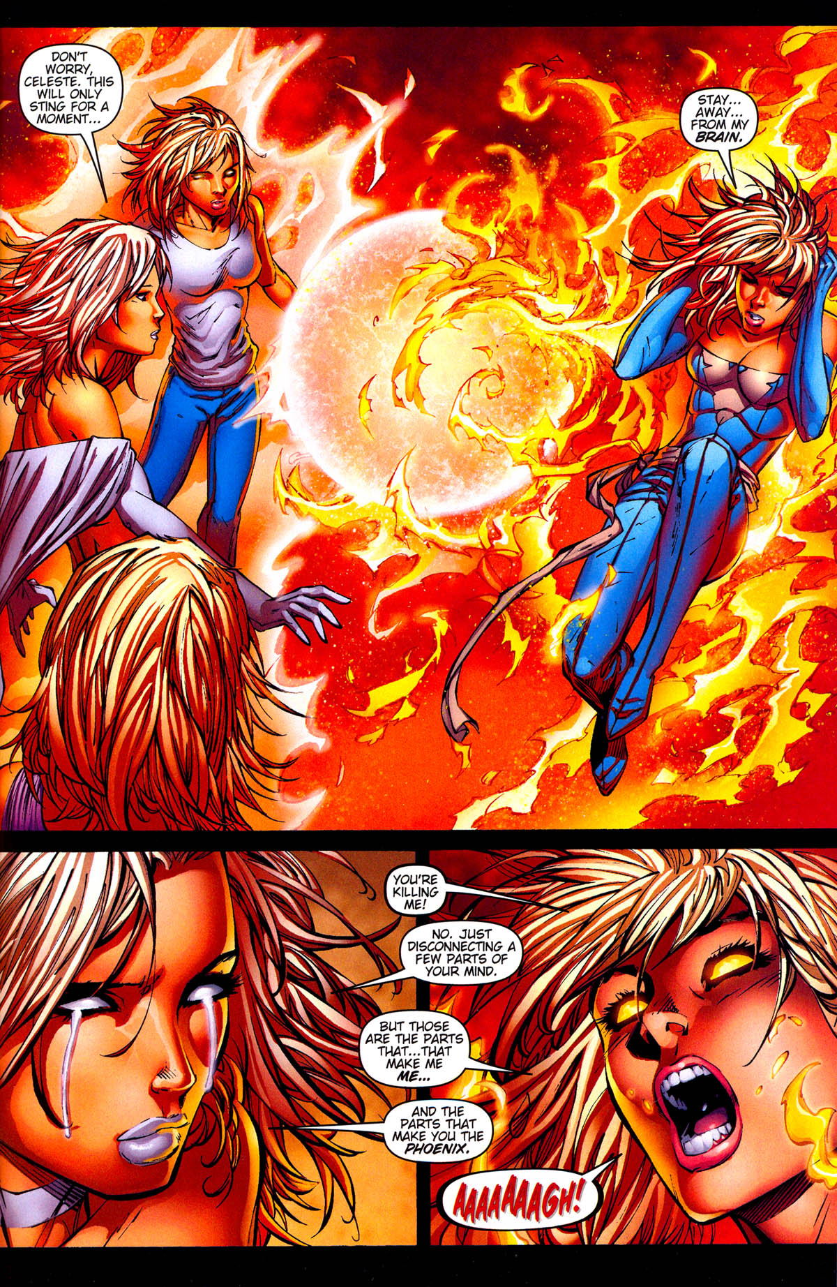 Read online X-Men: Phoenix - Warsong comic -  Issue #4 - 37