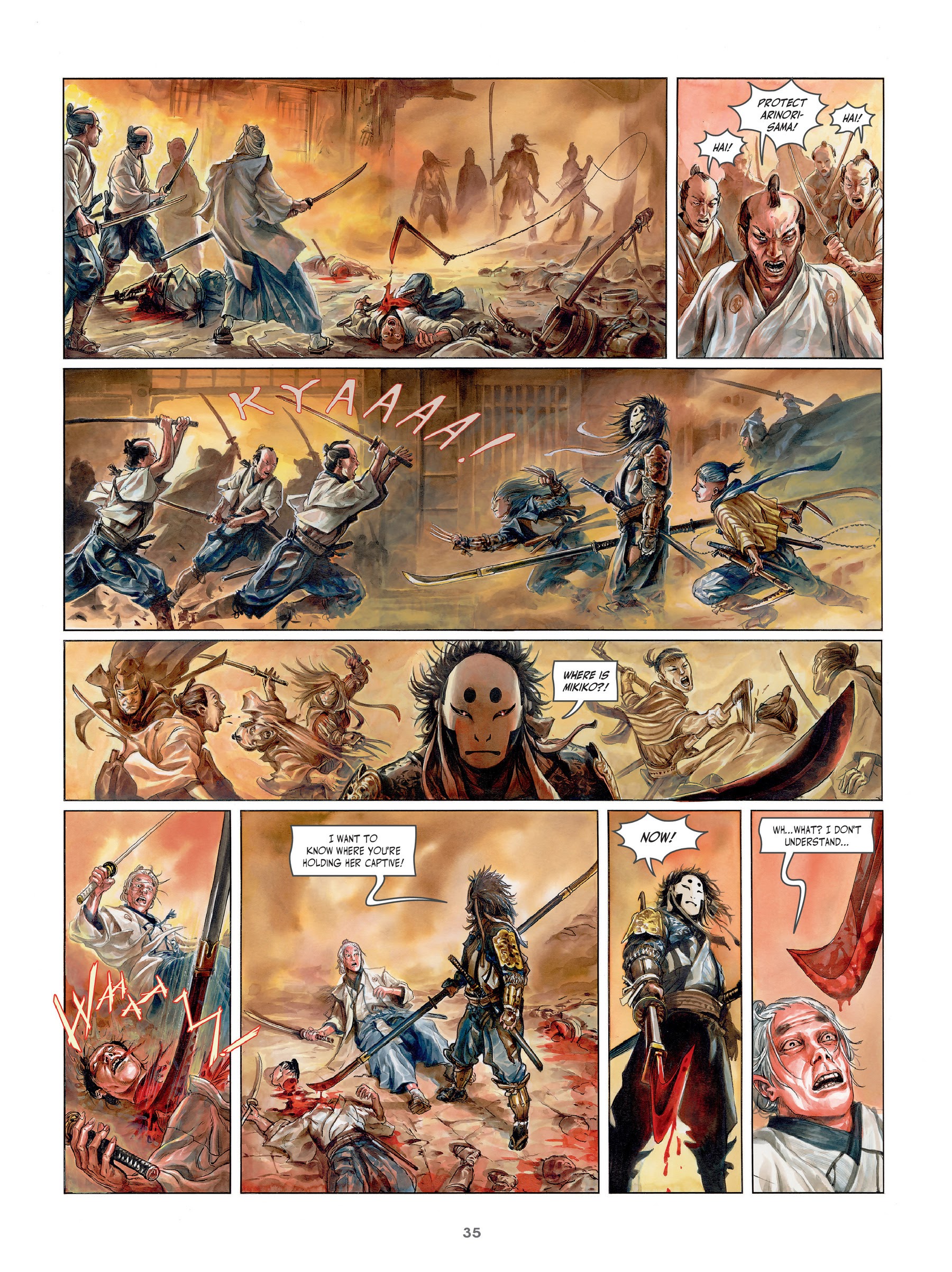 Read online The Mask of Fudo comic -  Issue #3 - 36