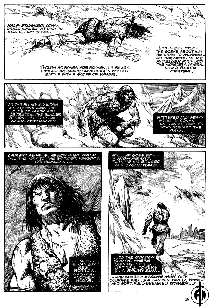 Read online The Savage Sword Of Conan comic -  Issue #34 - 29