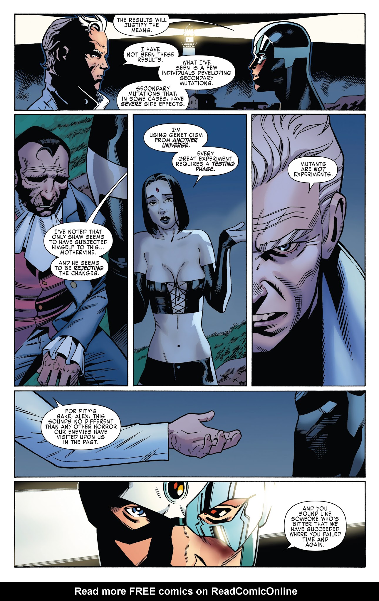Read online X-Men: Blue comic -  Issue #25 - 7