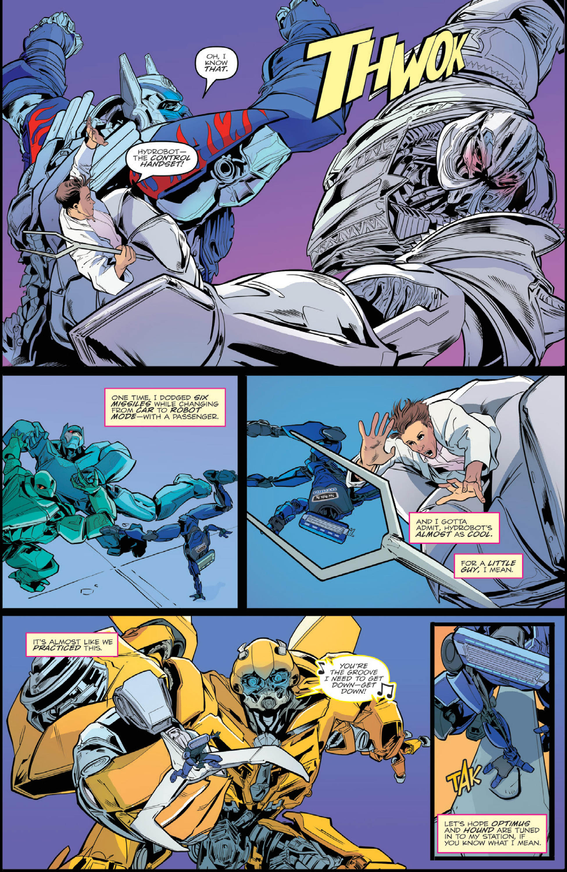 Read online Schick Hydrobot & the Transformers: A New Friend comic -  Issue # Full - 19