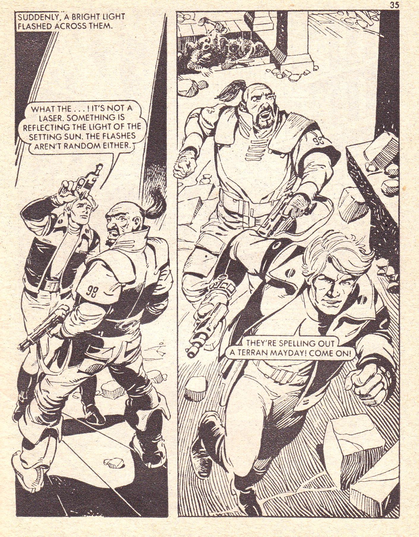 Read online Starblazer comic -  Issue #61 - 35