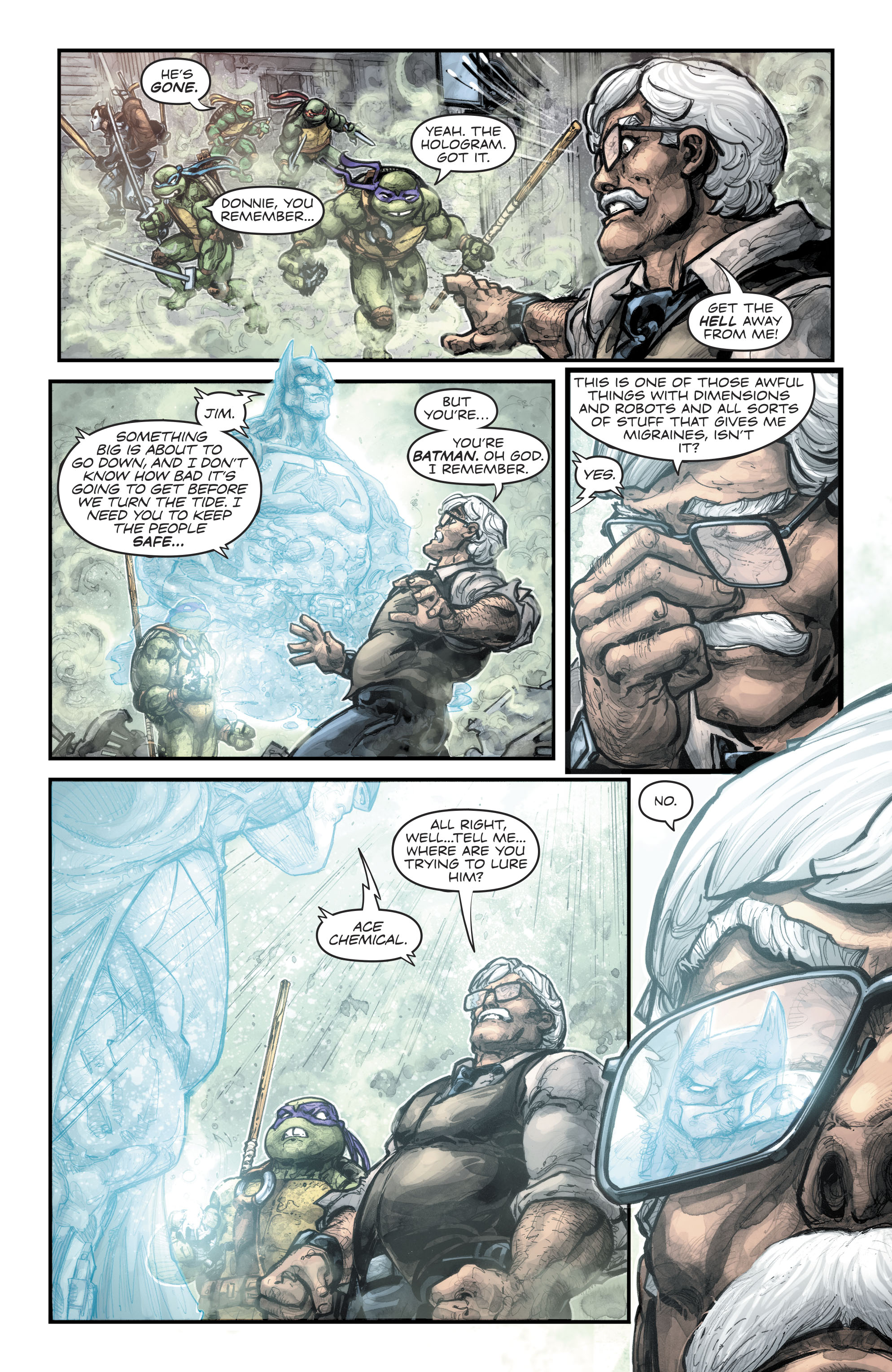 Read online Batman/Teenage Mutant Ninja Turtles III comic -  Issue #4 - 15