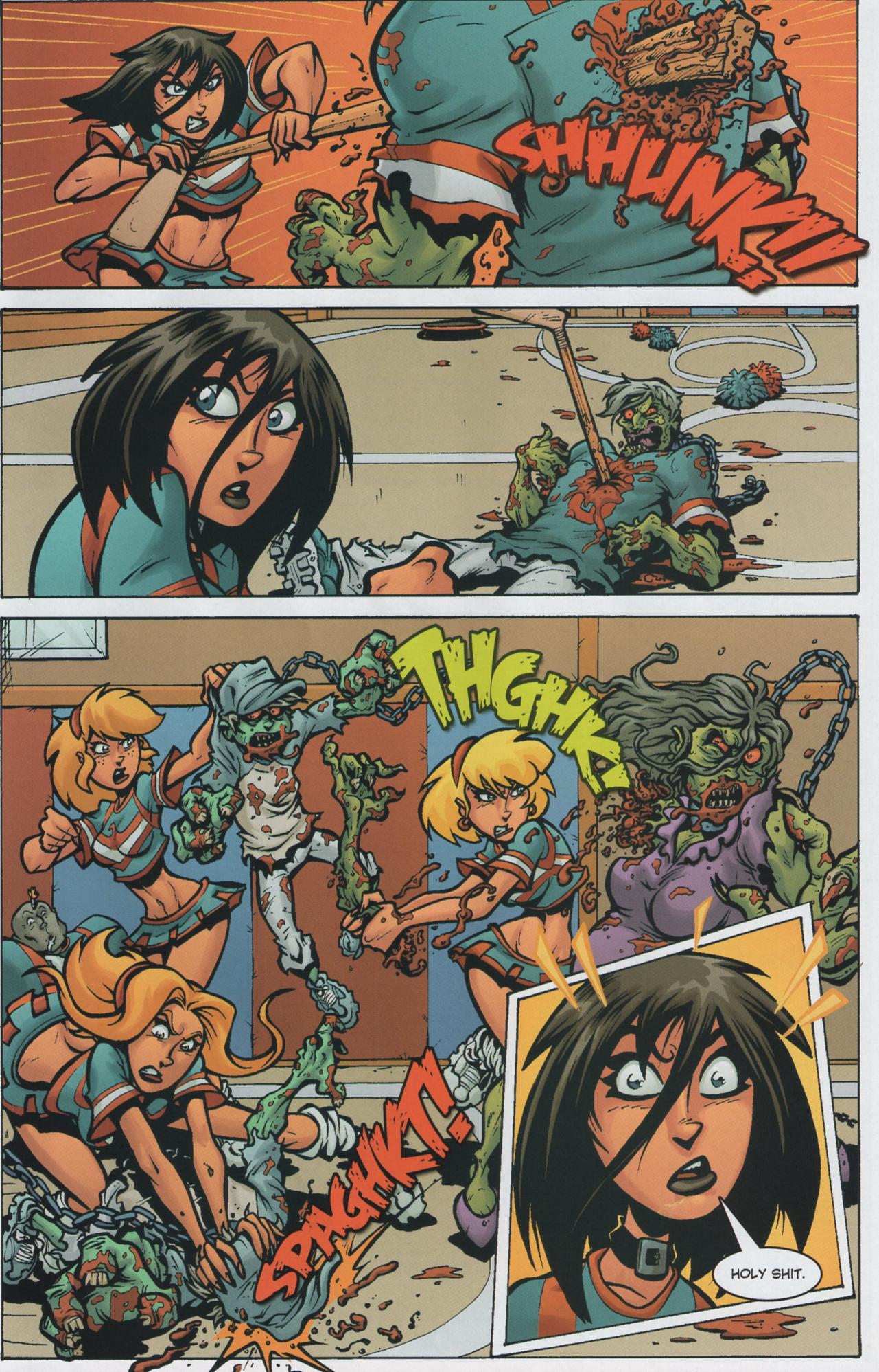 Read online Hack/Slash Meets Zombies vs. Cheerleaders comic -  Issue # Full - 31