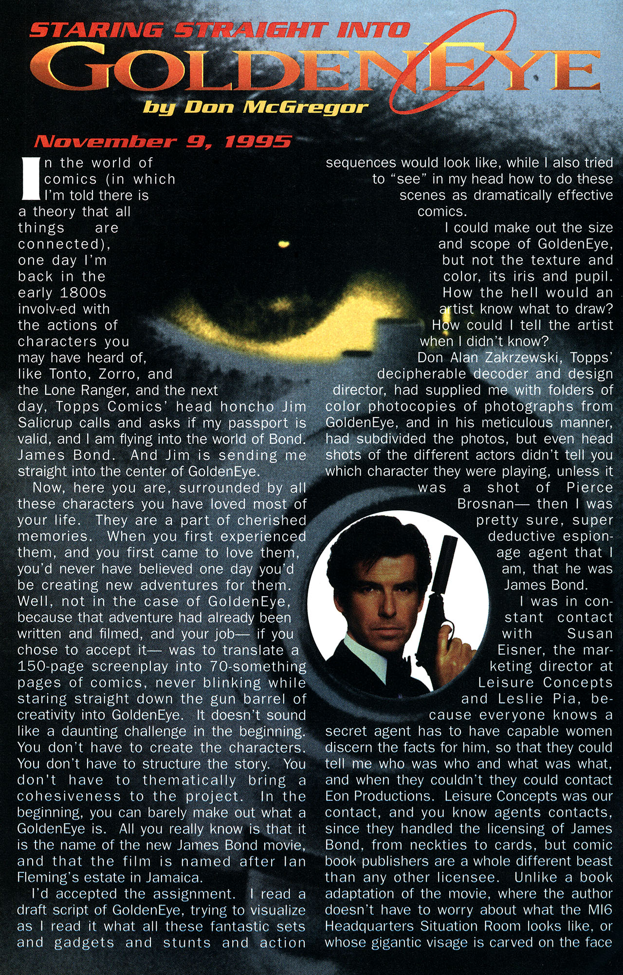 Read online James Bond 007 Goldeneye comic -  Issue #1 - 29