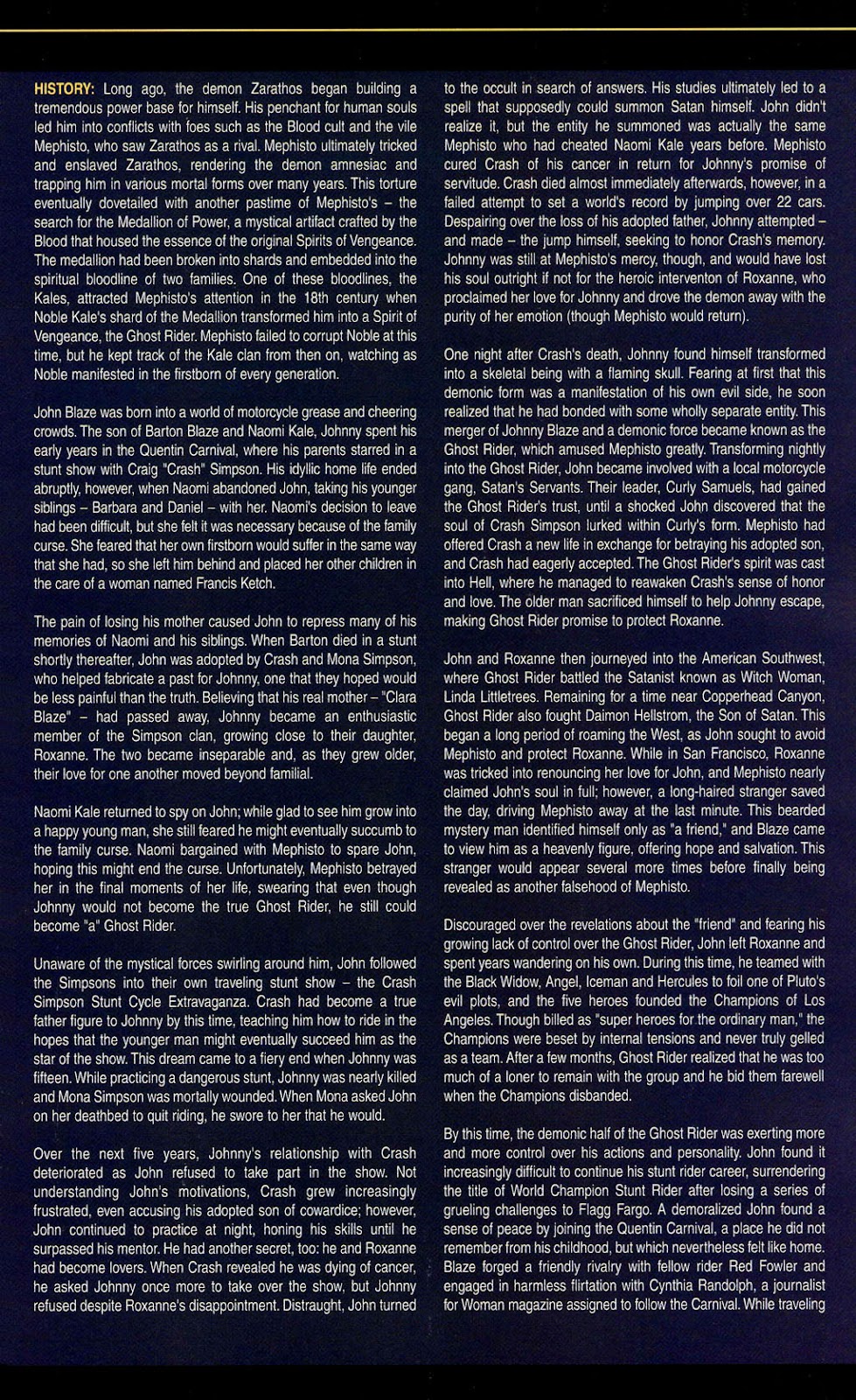 The Official Handbook of the Marvel Universe: Marvel Knights issue Full - Page 25