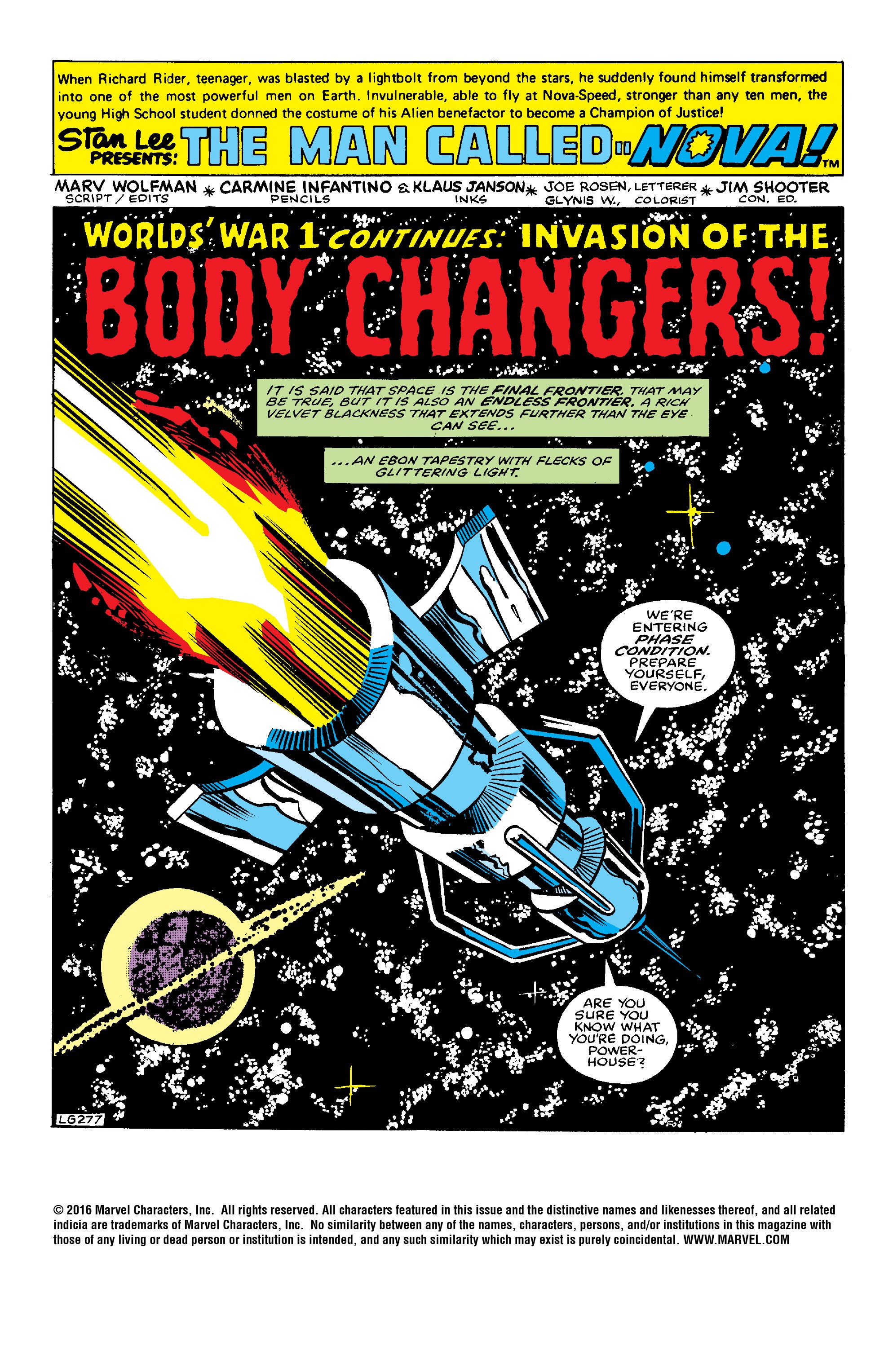 Read online Nova (1976) comic -  Issue #25 - 2