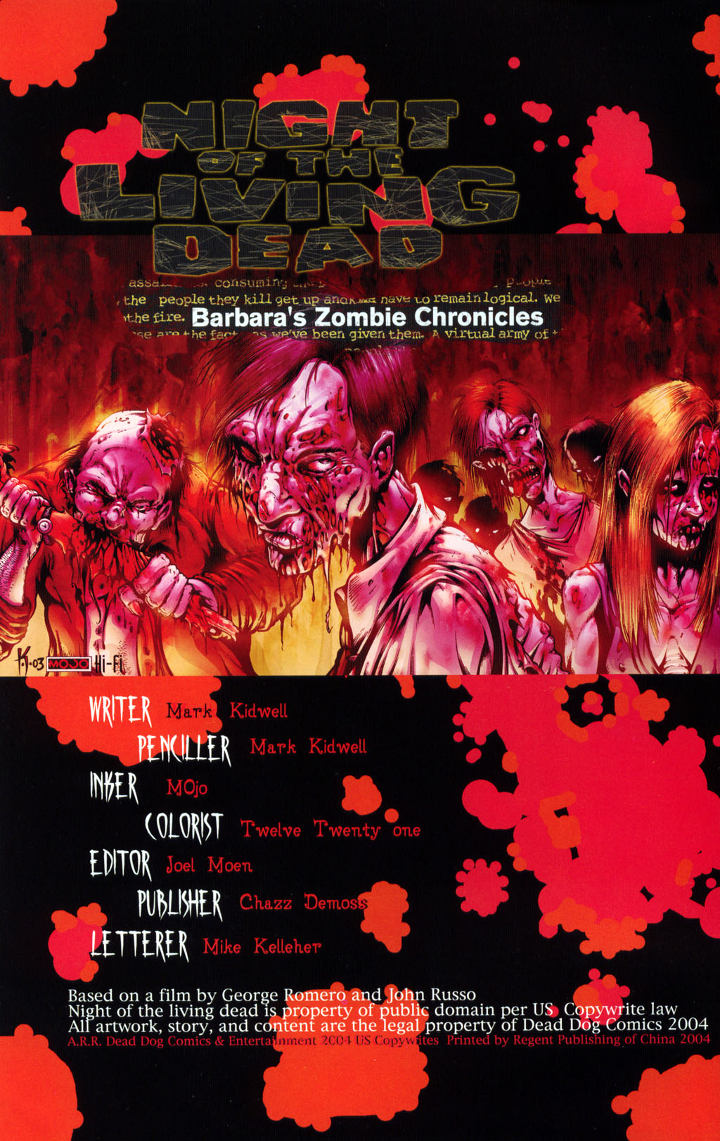 Read online Night of the Living Dead: Barbara's Zombie Chronicles comic -  Issue #2 - 2