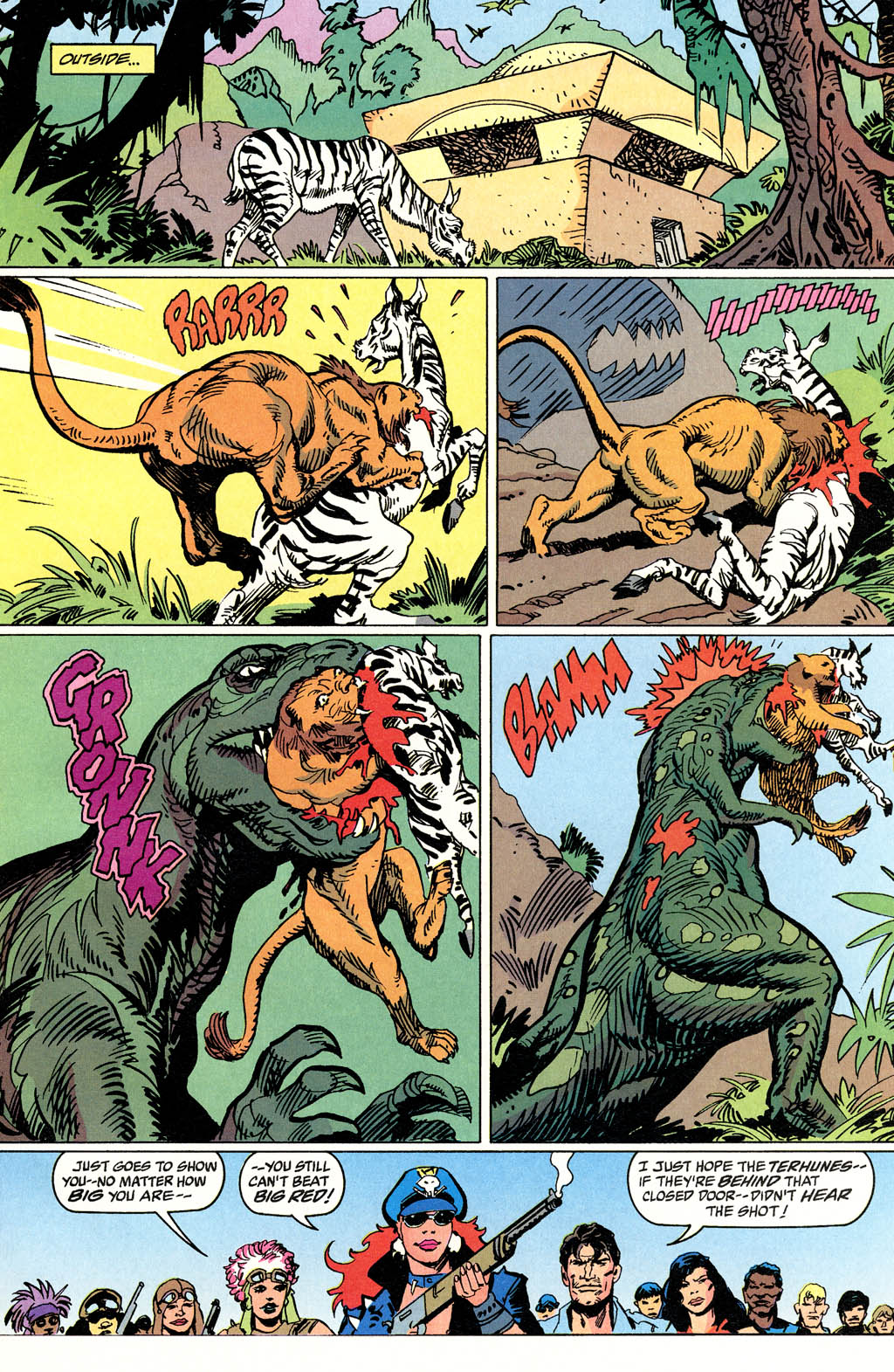 Read online Cadillacs and Dinosaurs comic -  Issue #9 - 14