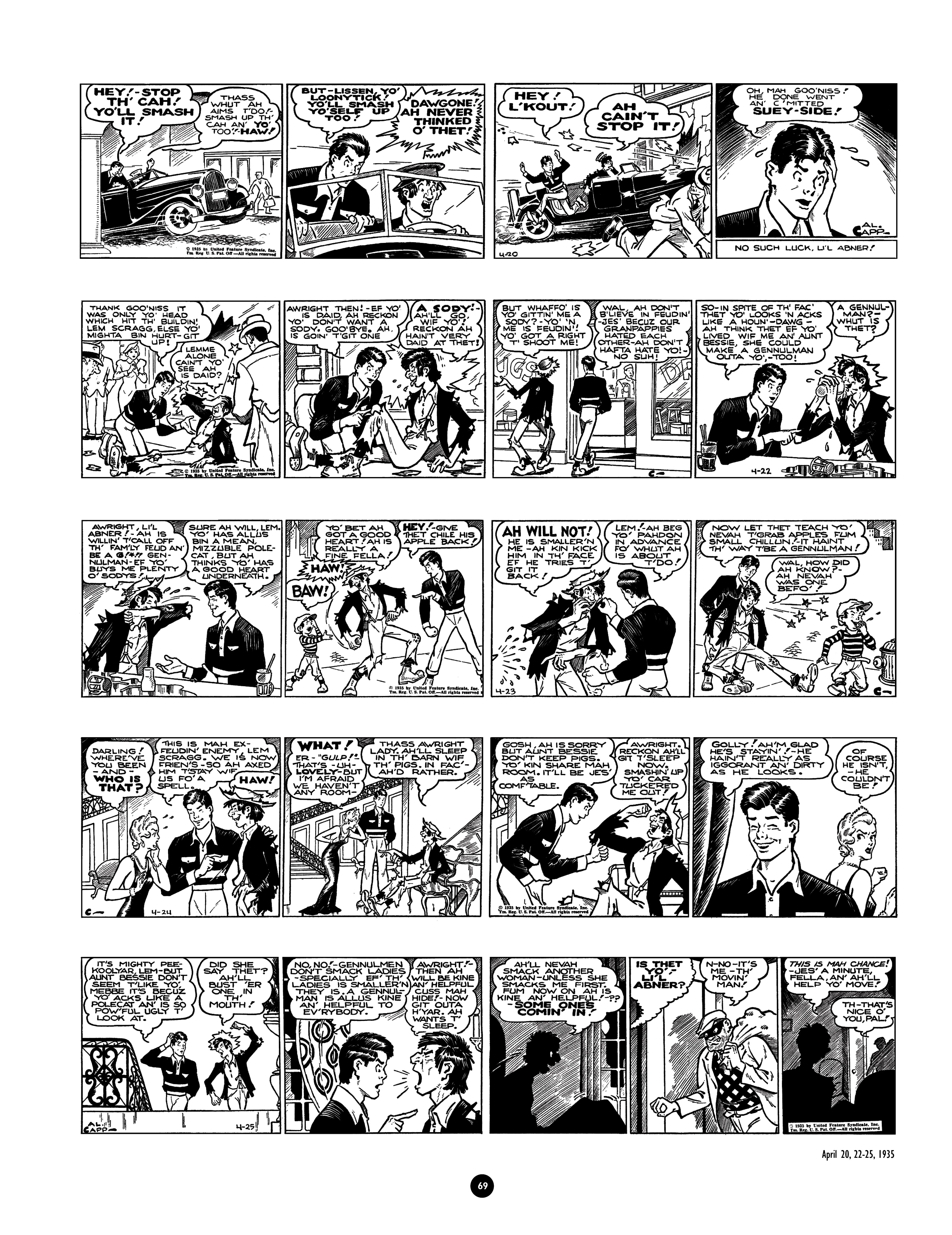 Read online Al Capp's Li'l Abner Complete Daily & Color Sunday Comics comic -  Issue # TPB 1 (Part 1) - 70