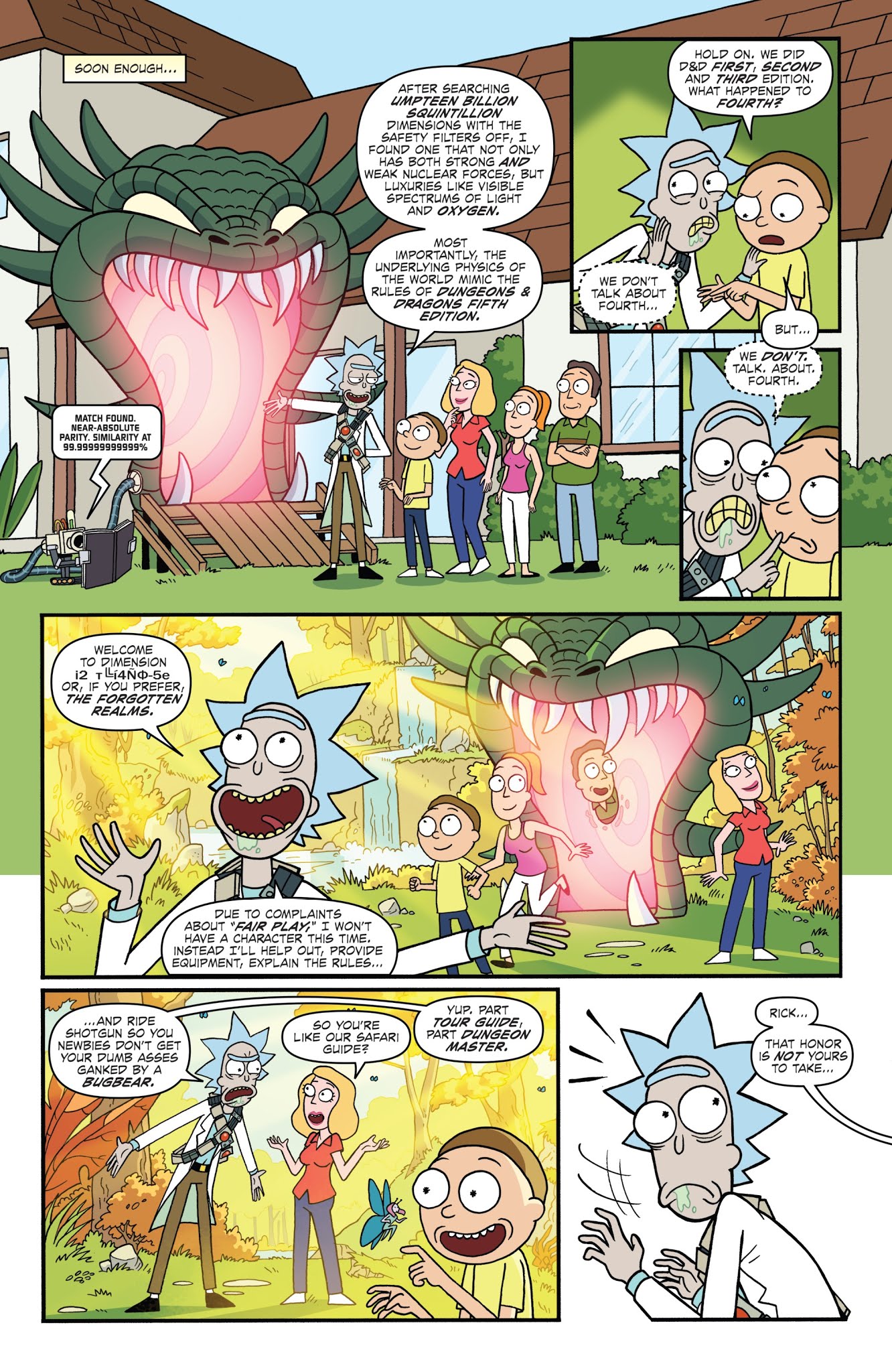 Read online Rick and Morty vs Dungeons & Dragons comic -  Issue #3 - 8