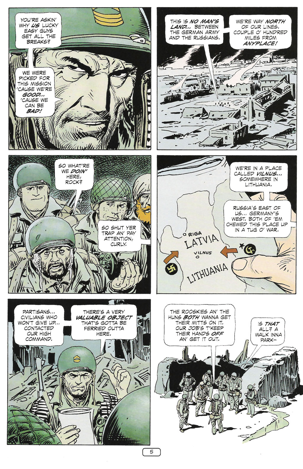 Read online Sgt. Rock: The Prophecy comic -  Issue #1 - 7