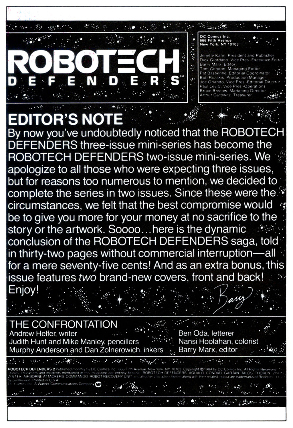 Read online Robotech Defenders comic -  Issue #2 - 2