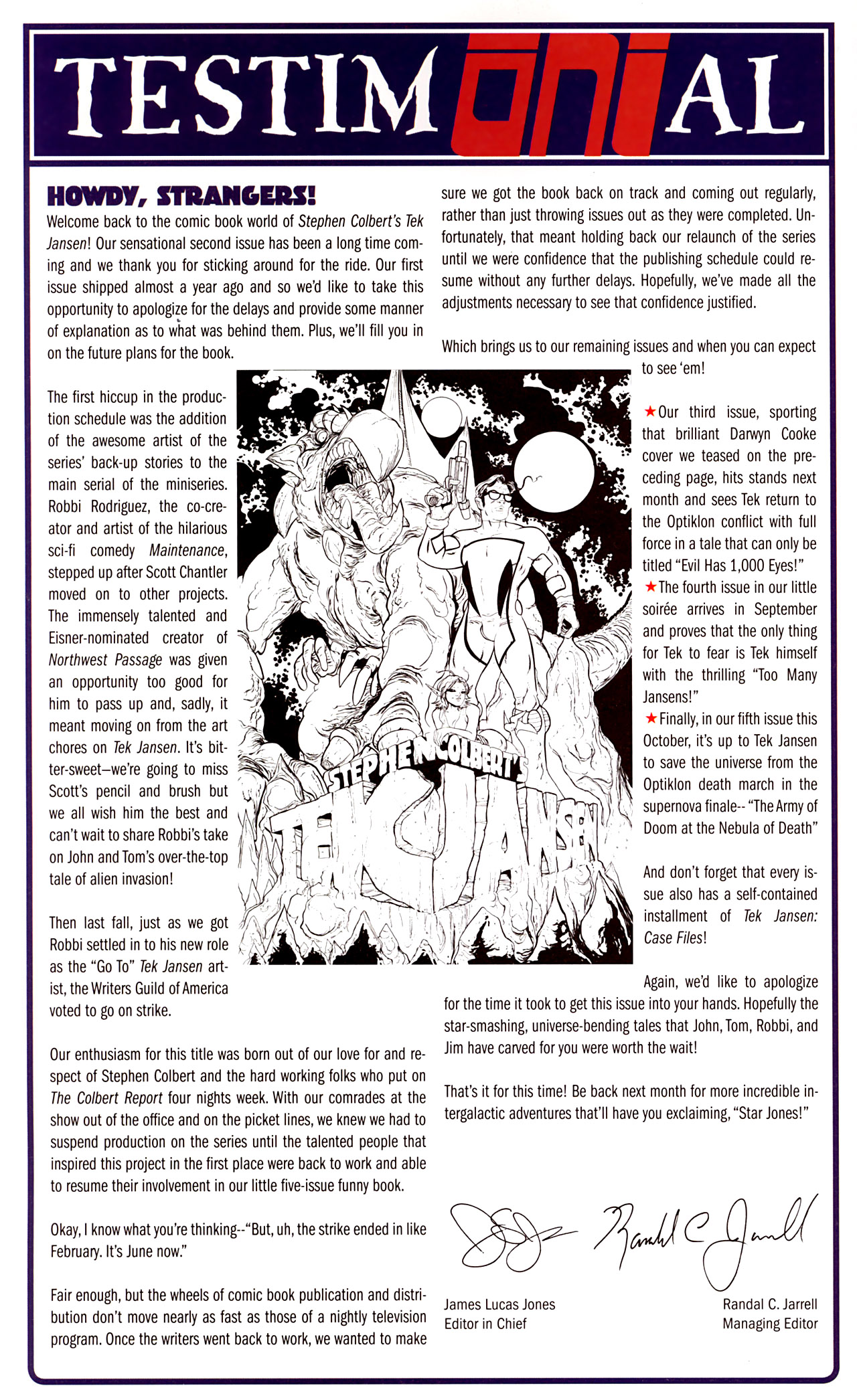 Read online Stephen Colbert's Tek Jansen comic -  Issue #2 - 28