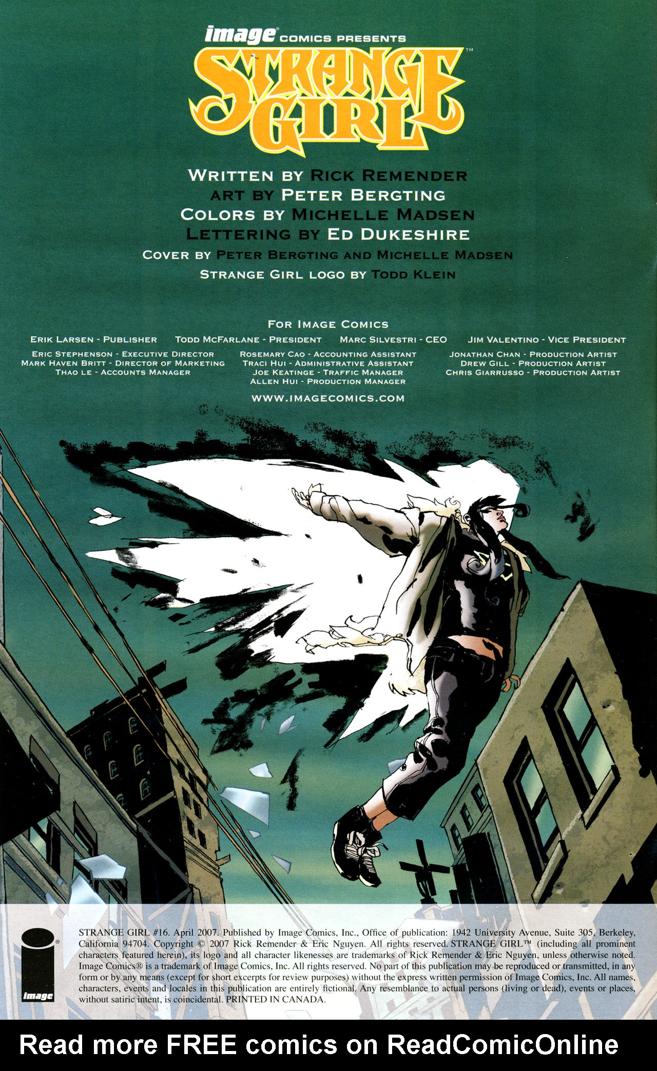 Read online Strange Girl comic -  Issue #16 - 2