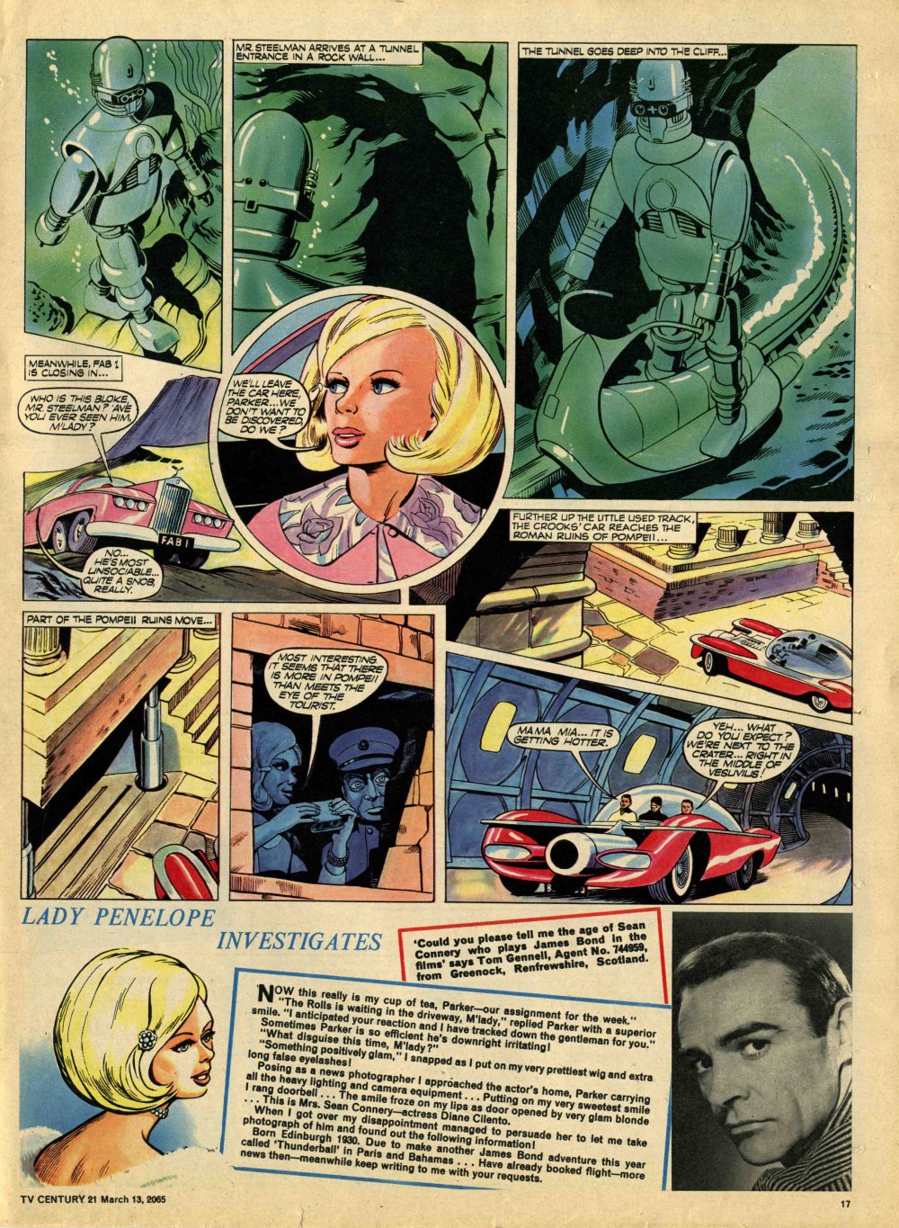 Read online TV Century 21 (TV 21) comic -  Issue #8 - 16